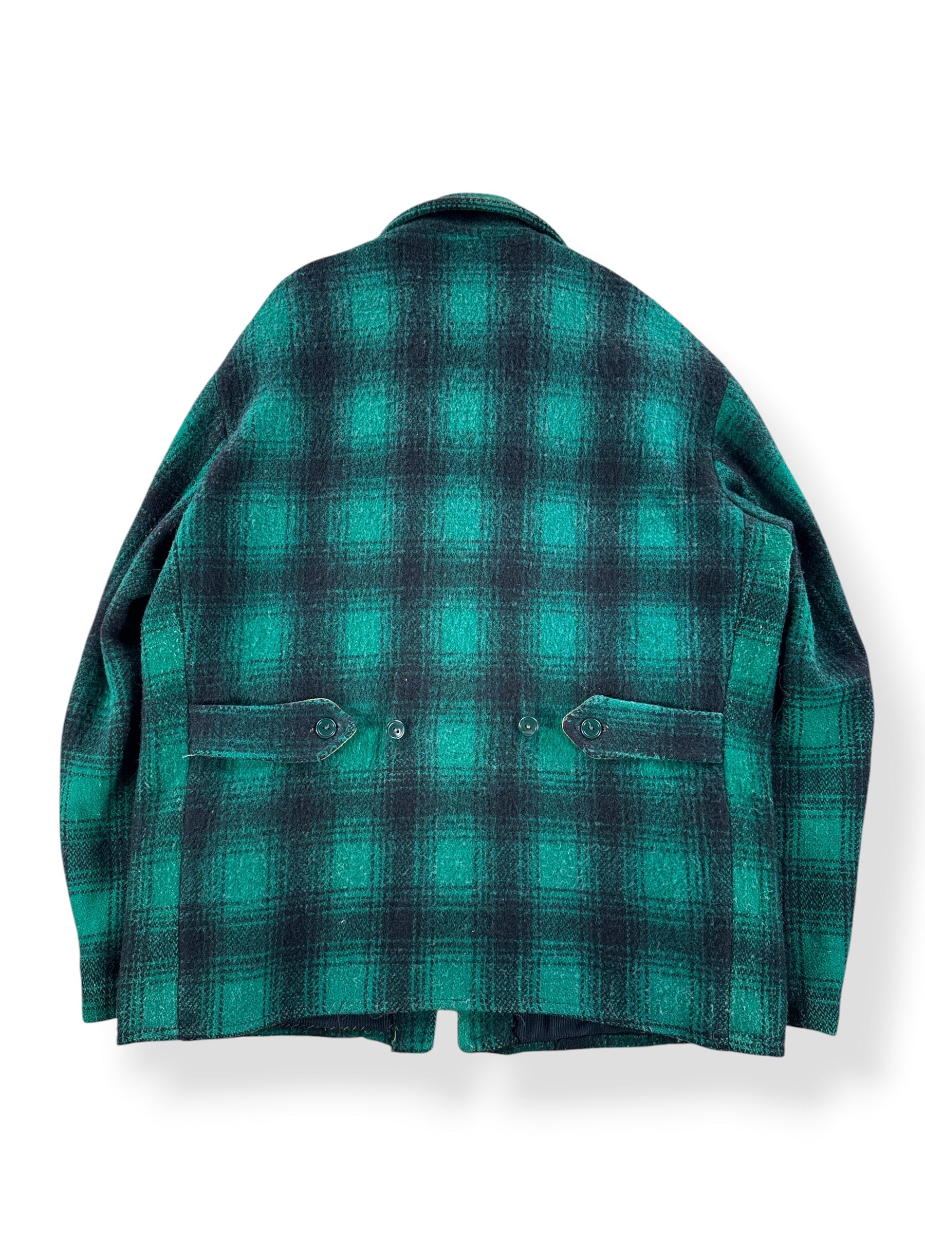 Back of Vintage 50s Wool Sport Jacket SZ XL