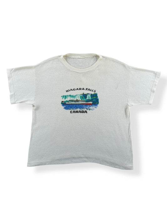 Front of Vintage Niagara Falls Waterprint Tourist Tee SZ M