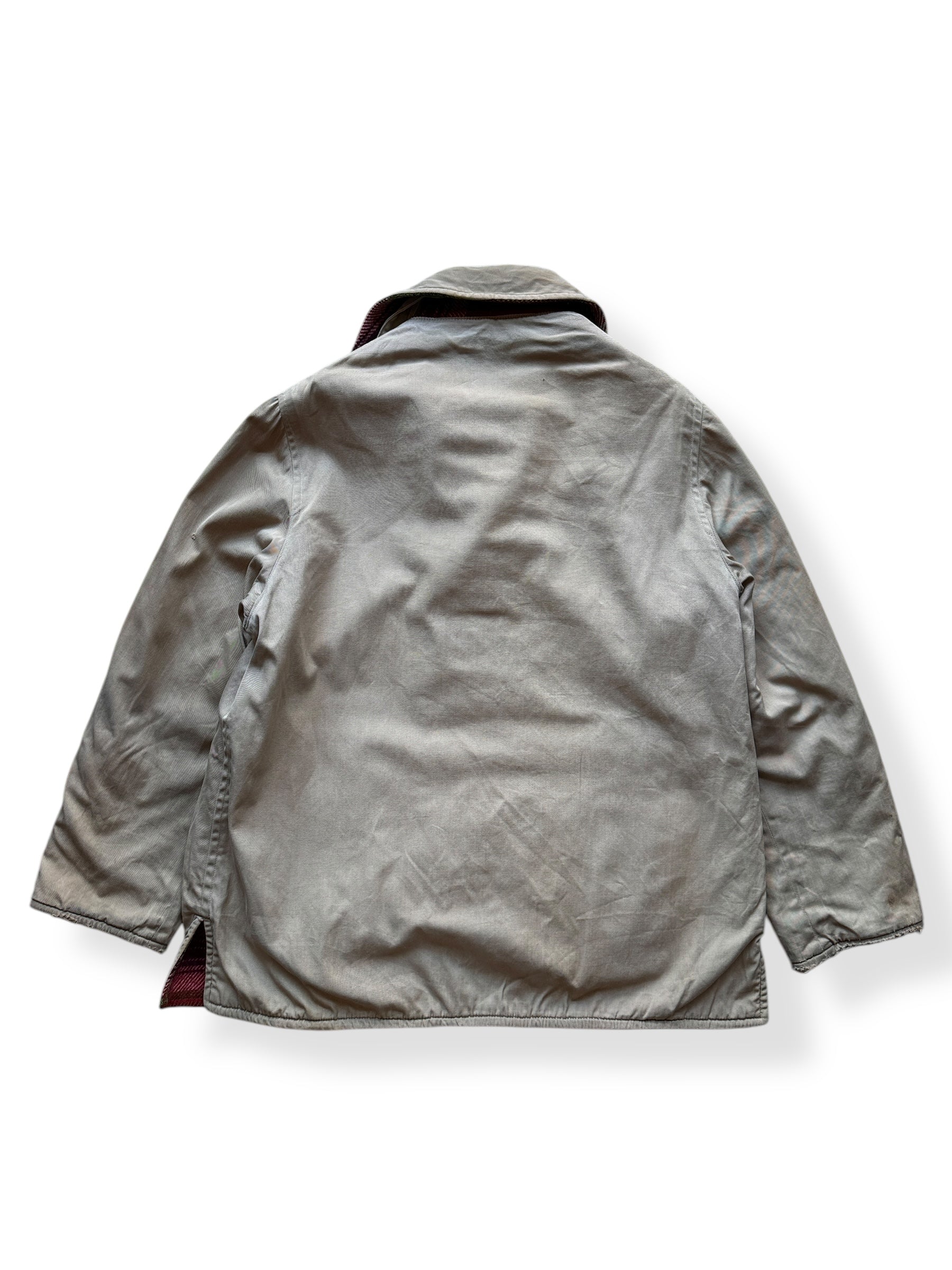 Back of Vintage Reversible Wool/Canvas Jacket SZ L