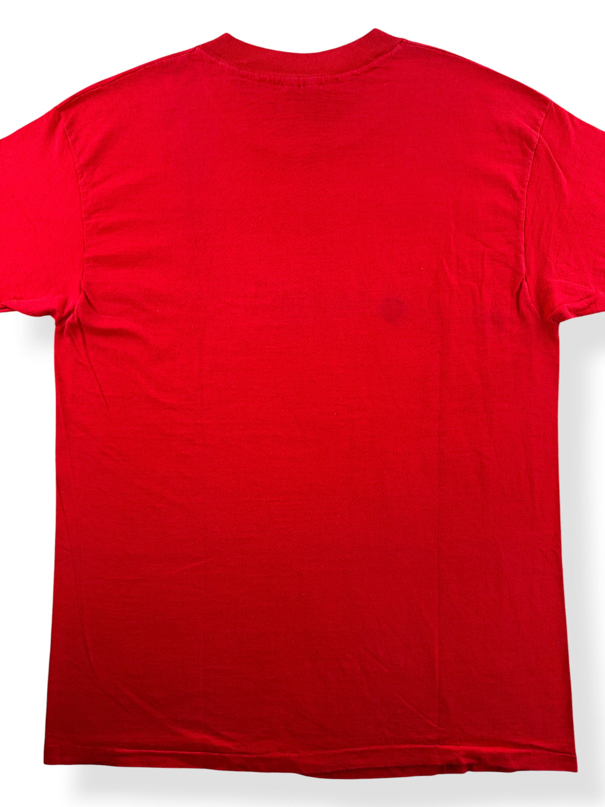 Close-up of back of Vintage Lance Romance Band Tee SZ XL (Fits L) - AS IS