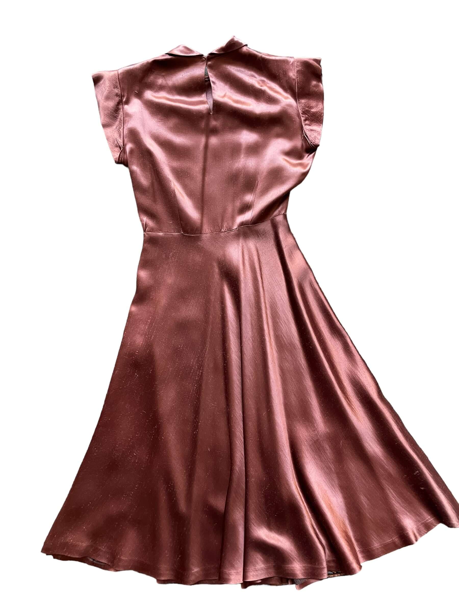 1940s Copper Evening Dress M The Barn Owl Vintage Goods 1940s Copper Evening Dress M The Barn Owl Vintage Goods