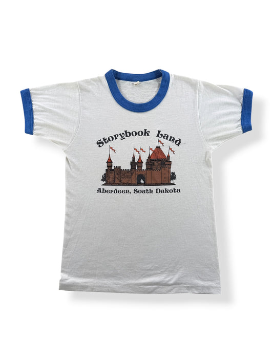Front of Vintage Storybook Land Aberdeen SD Ringer Tee SZ XS