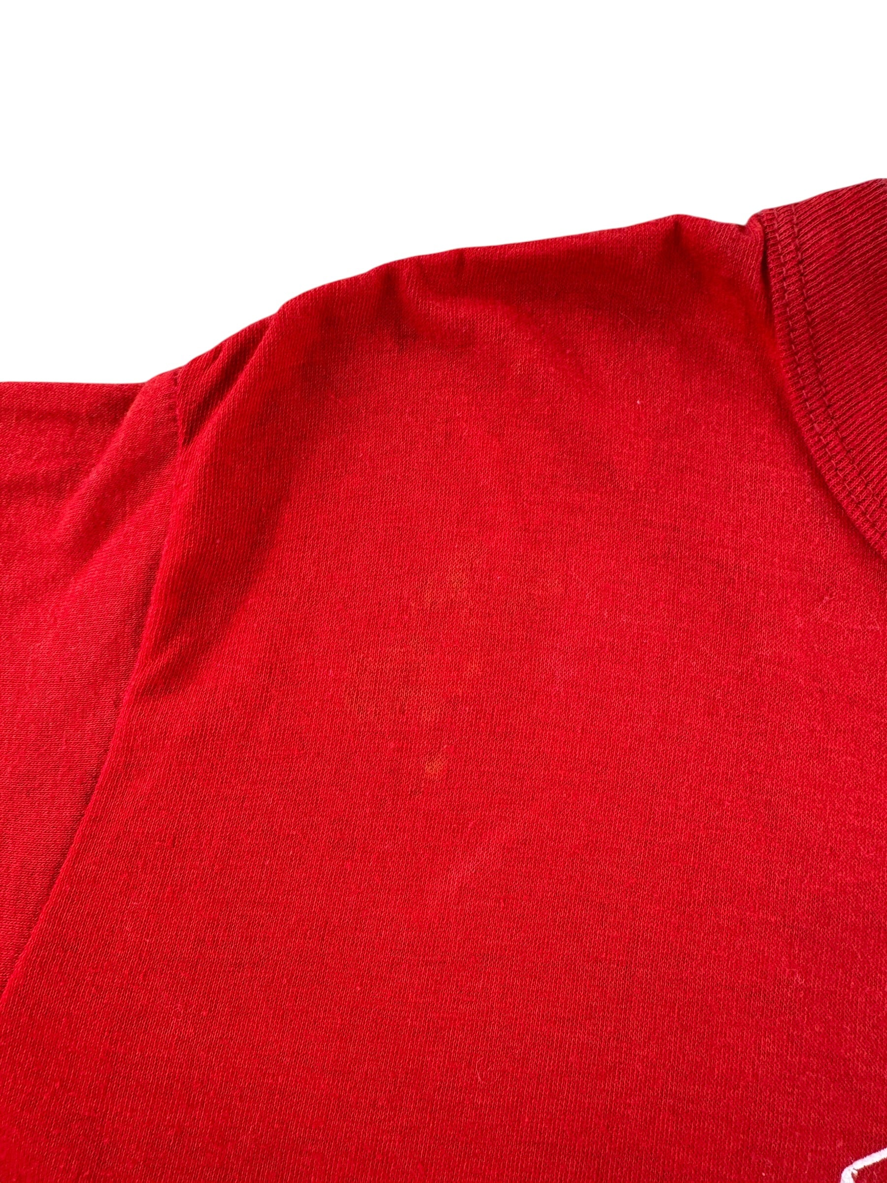 Wear on Vintage Red Ohio University Tee SZ L