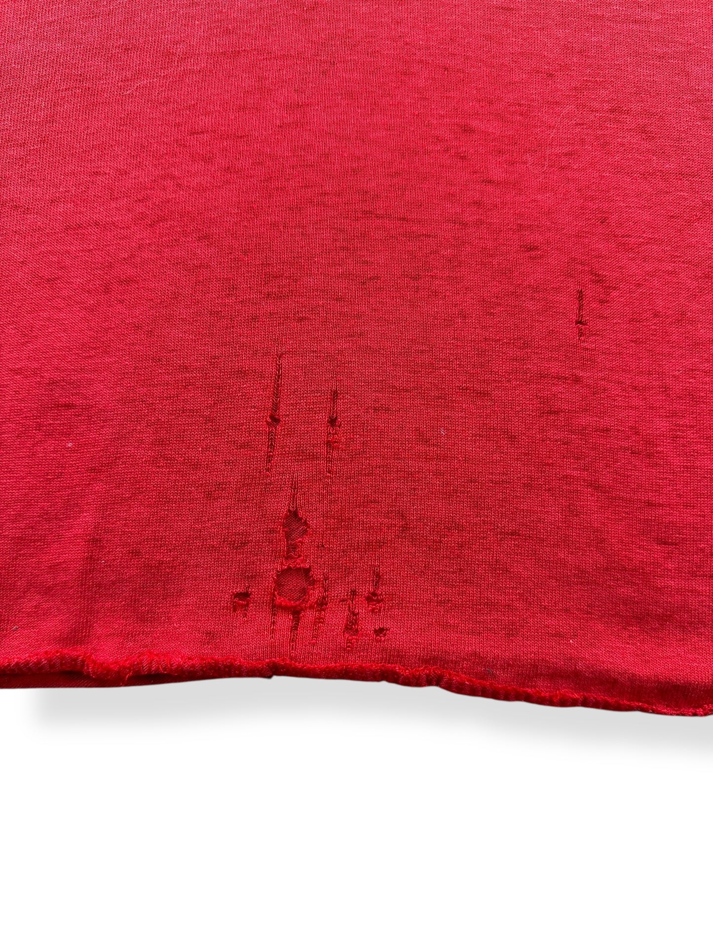 Holes on Vintage Fadiest Elvis Costello This Years Model Raglan SZ S