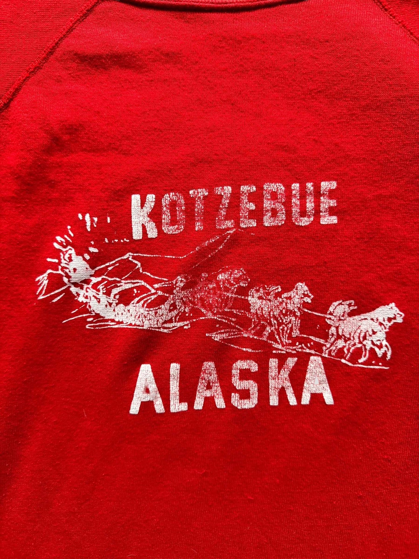 Front Graphic of Kotezebue Alaska Dog Sled Crewneck SZ L