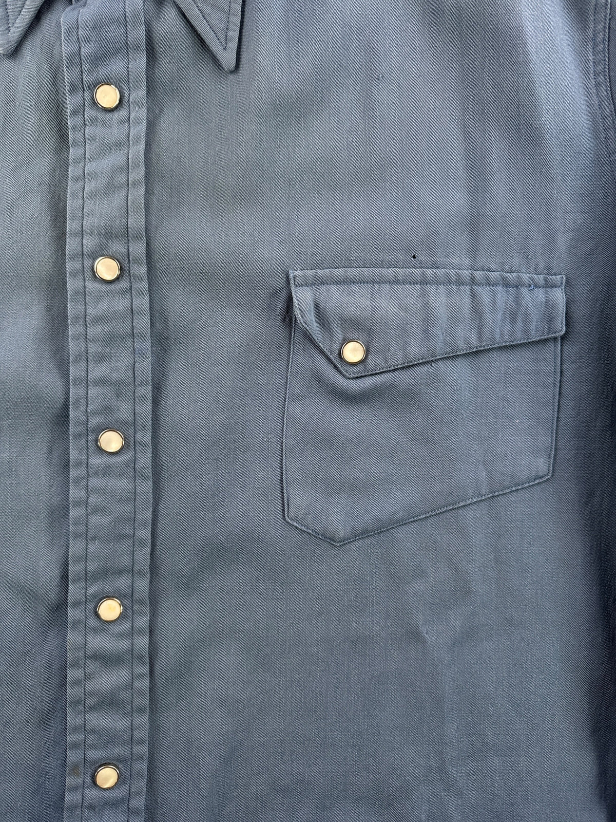 Pockets and buttons on Vintage 40s Era Levis DeLuxe Lorraine Worsted Wool Pearl Snap SZ XL