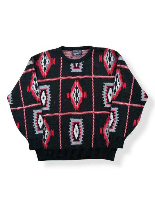 Front of Vintage Panhandle Slim Acrylic Sweater SZ M
