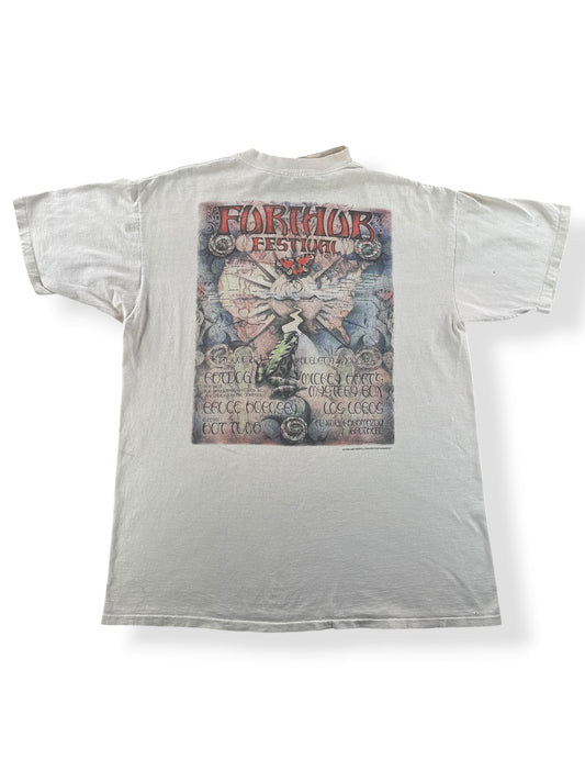 Back of Vintage Distressed 1996 Further Festival Tee SZ XL