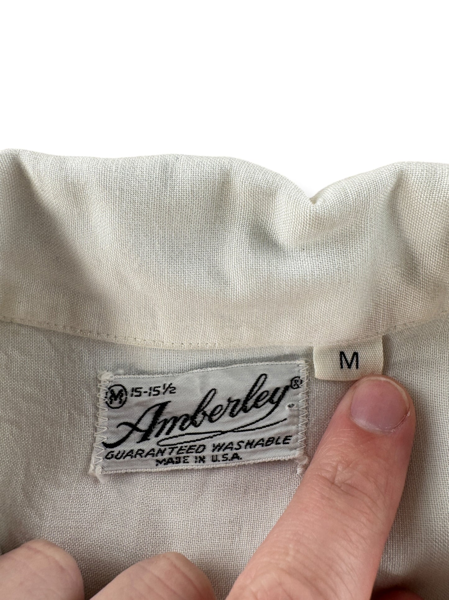 Tag on Vintage Bill's Bowling Shirt SZ M - AS IS