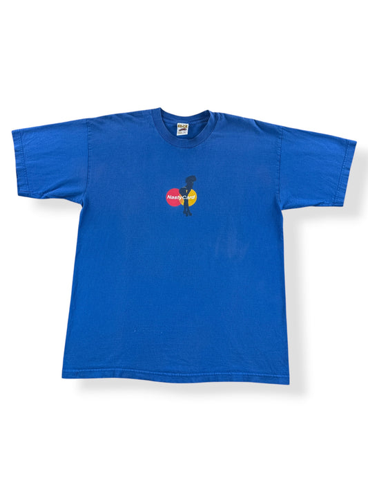 Front of Vintage Nasty Card Tee SZ XL (Fits L)