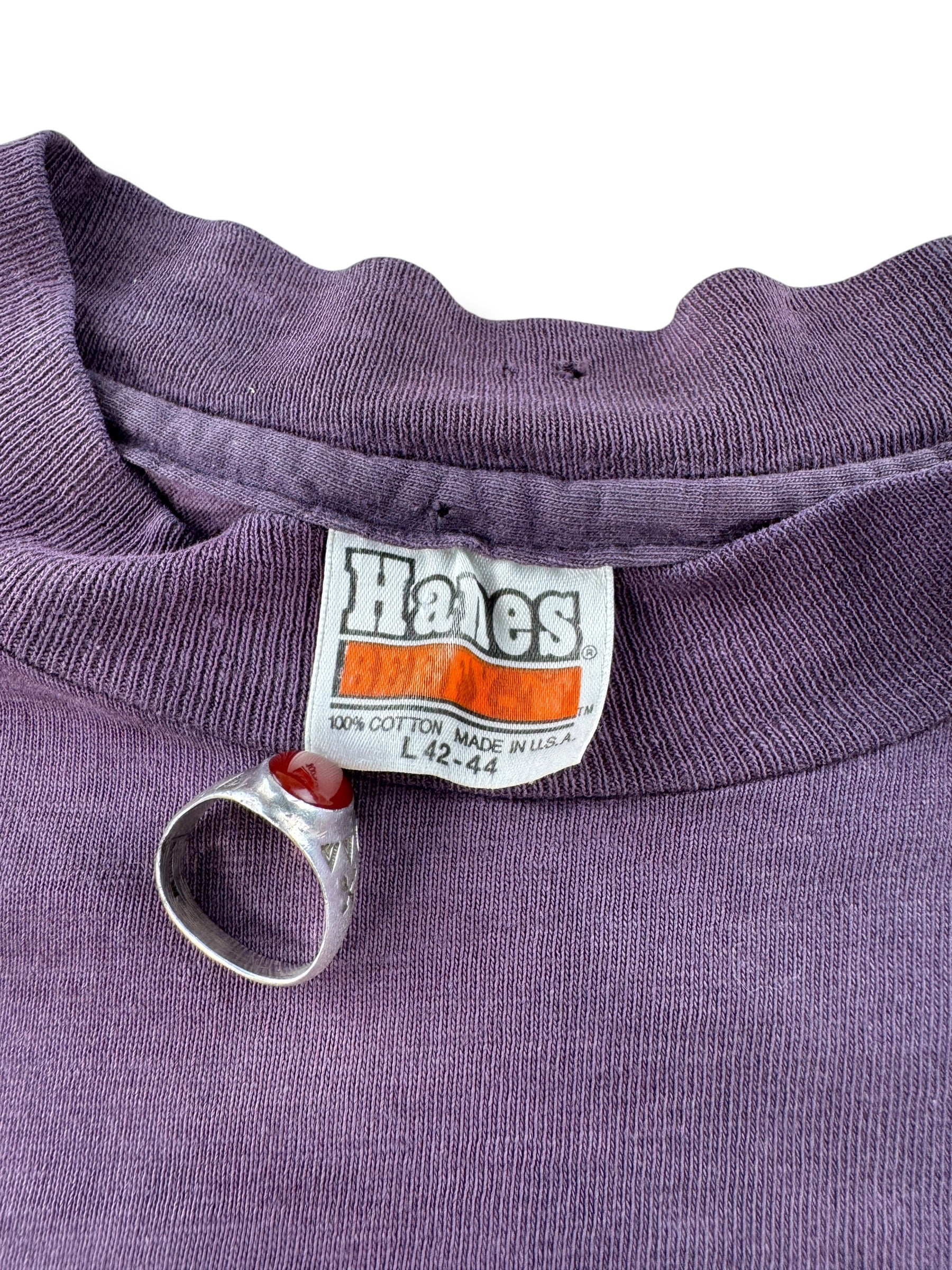 Tag on Vintage 1980s Harley For Bikers Only Kansas Tee SZ L (Fits M)