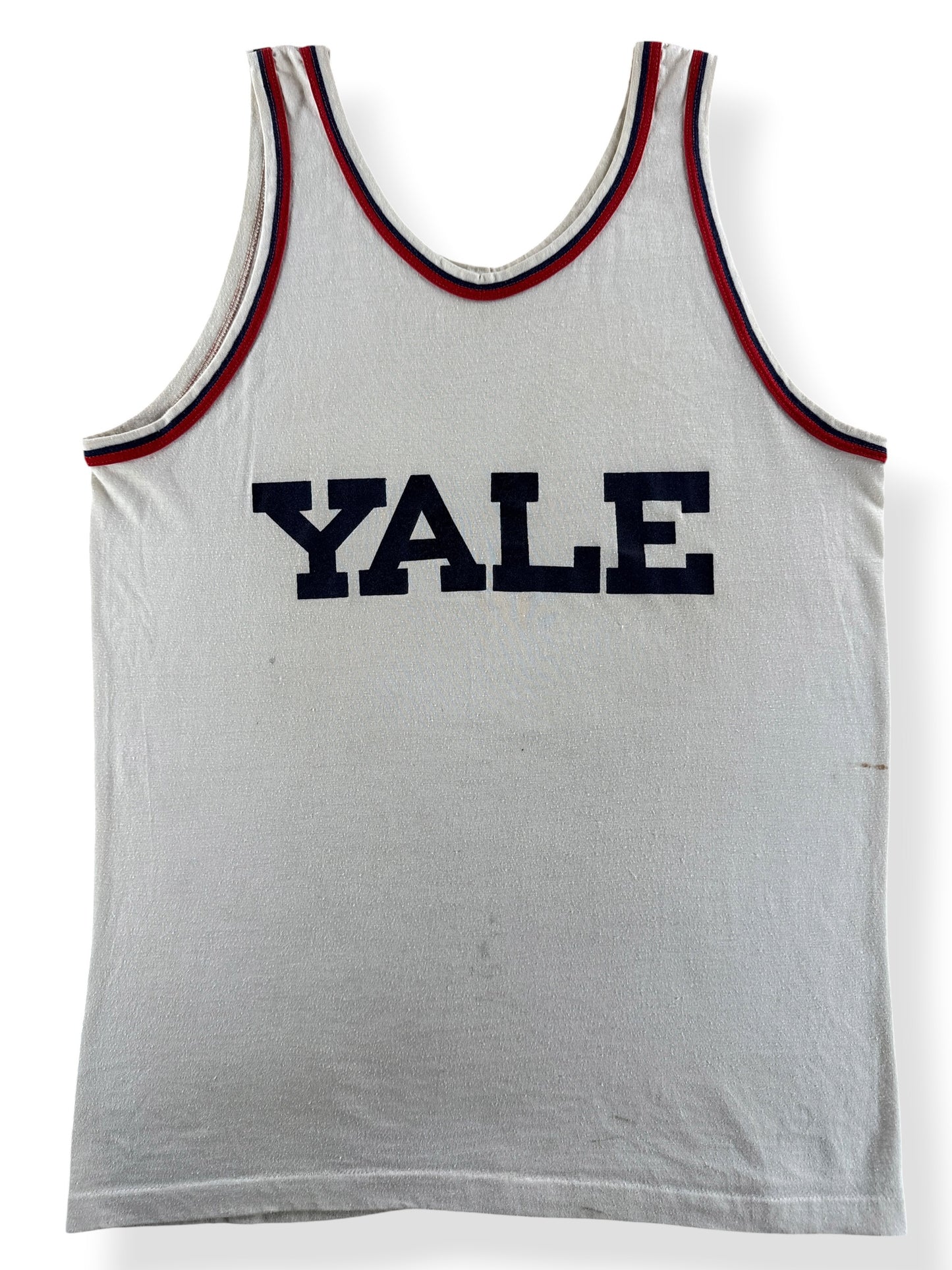 Close-up of Vintage Yale Tank Top SZ S