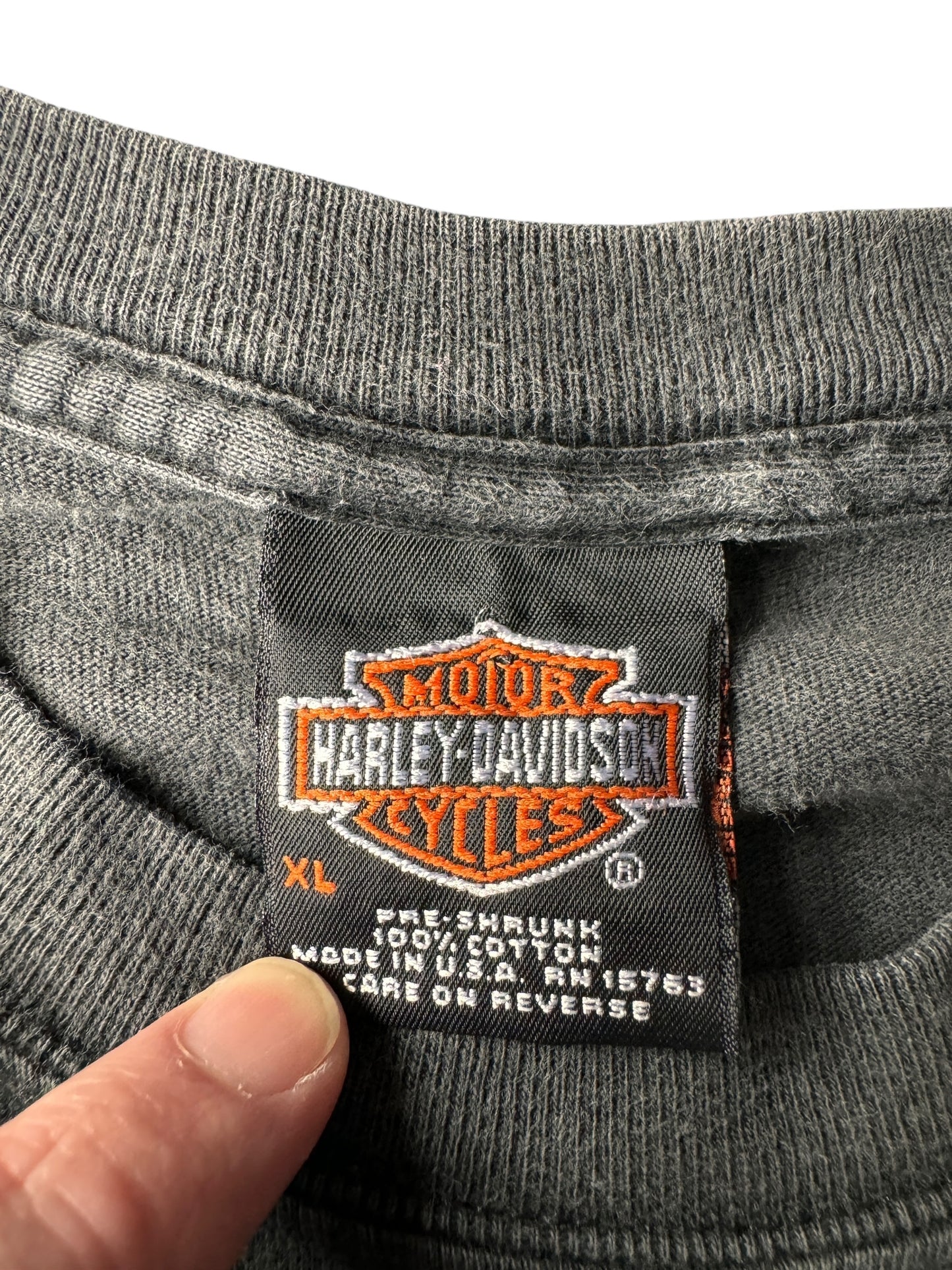 Tag on Eagle Rock Harley Davidson Shop Tee SZ XL