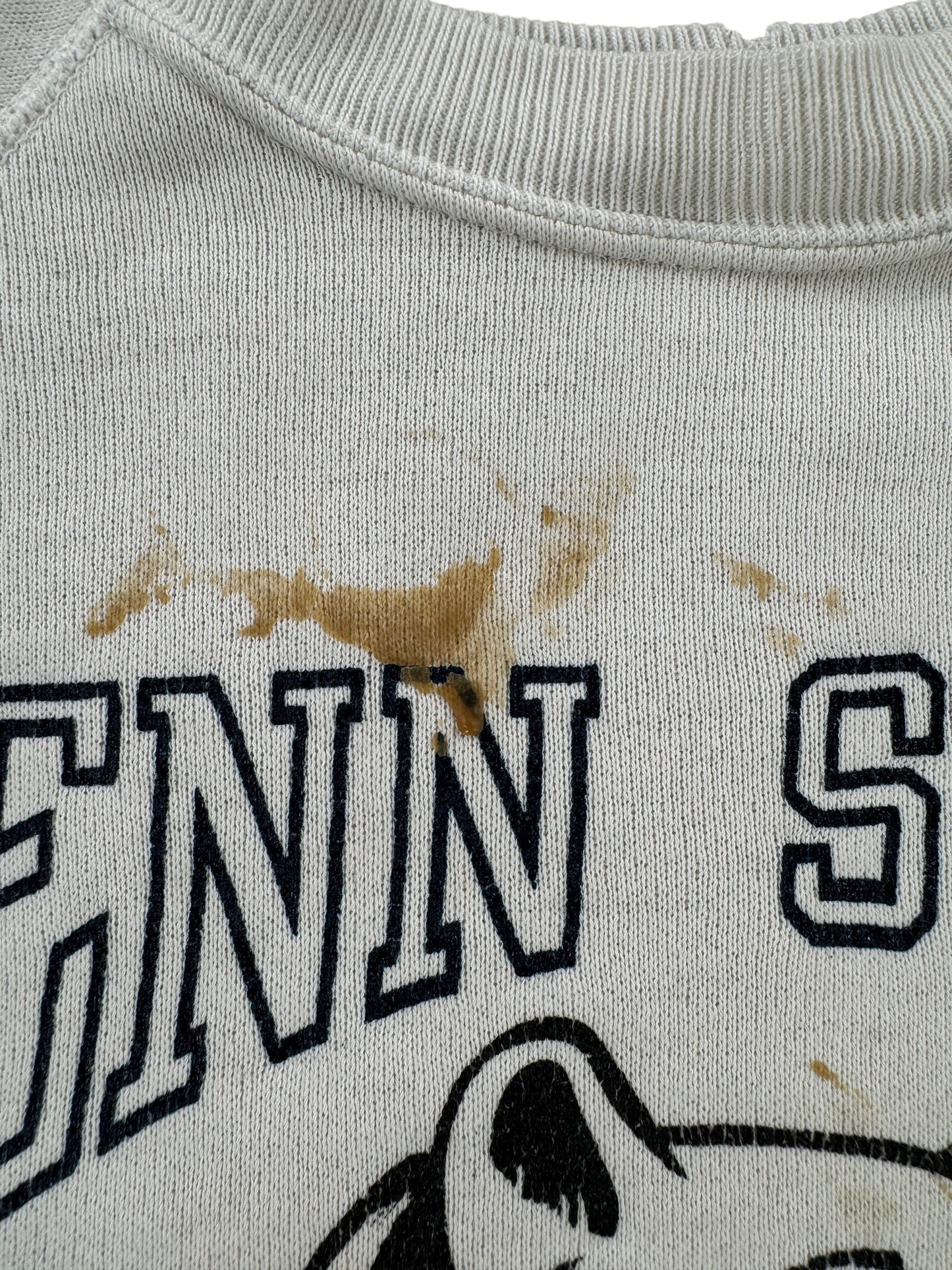 Wear on Vintage Penn State Nittany Lions Crewneck SZ XL AS IS