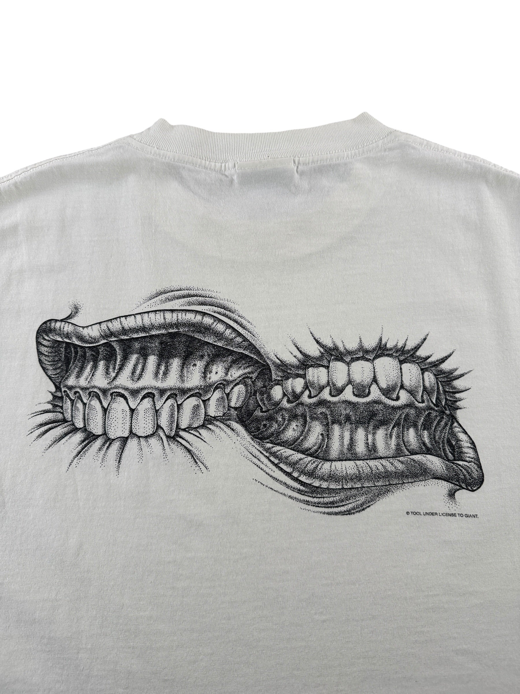 Back Graphic of Vintage 90s Tool Tee SZ L (Fits M)