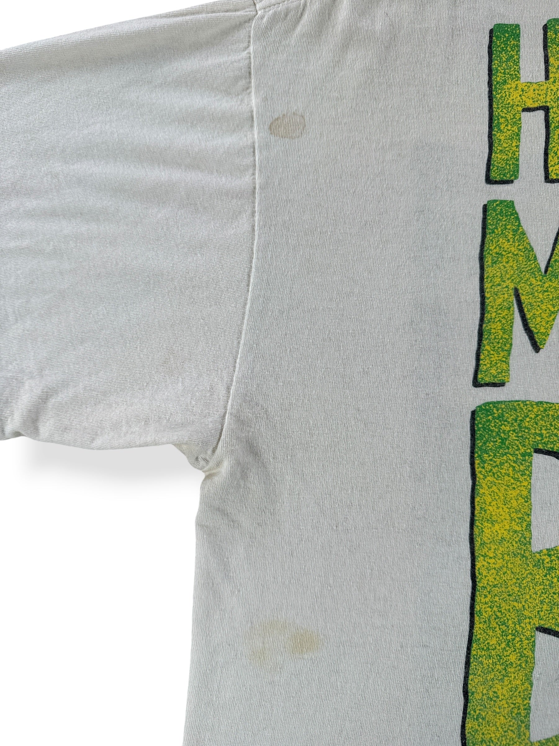 Staining on Vintage Mother Love Bone Half Ass Monkey Boy Tee SZ XL (Fits L)