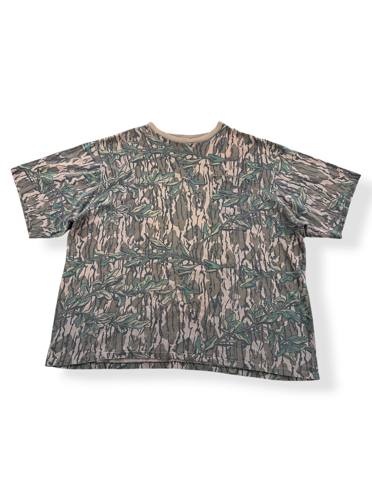 Front of Vintage 90s Camo Tee SZ XXL