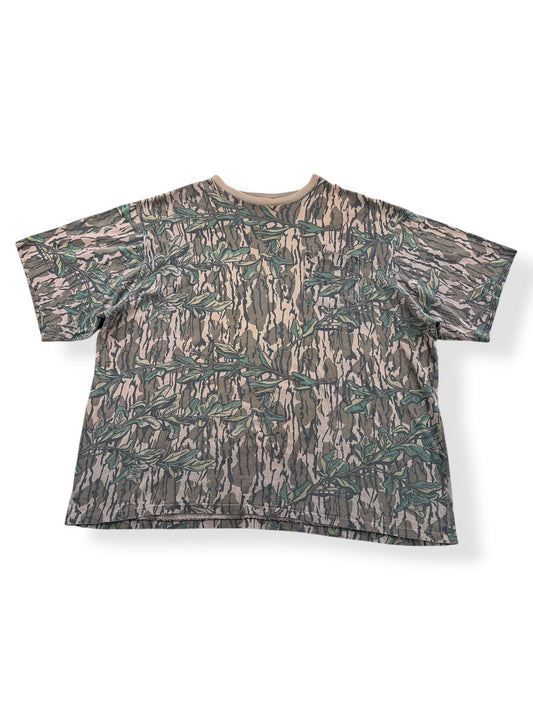 Front of Vintage 90s Camo Tee SZ XXL