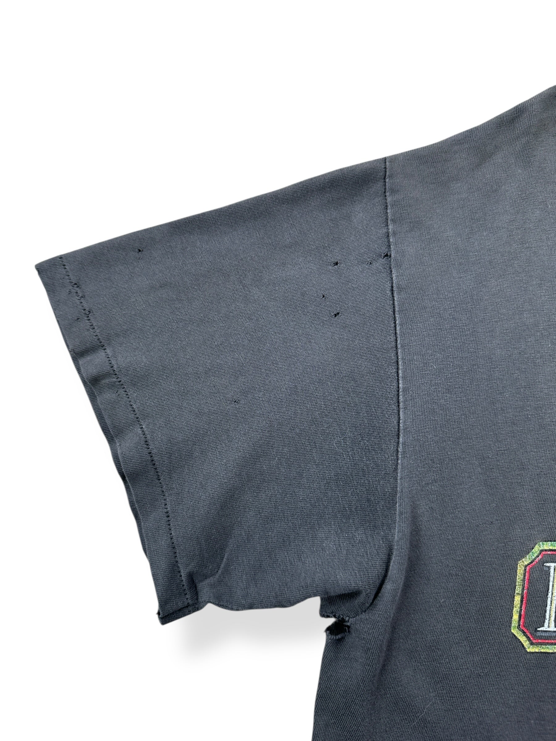 Wear on Sleeve of Vintage Santa Cruz Harley Davidson Panhead Tee SZ L