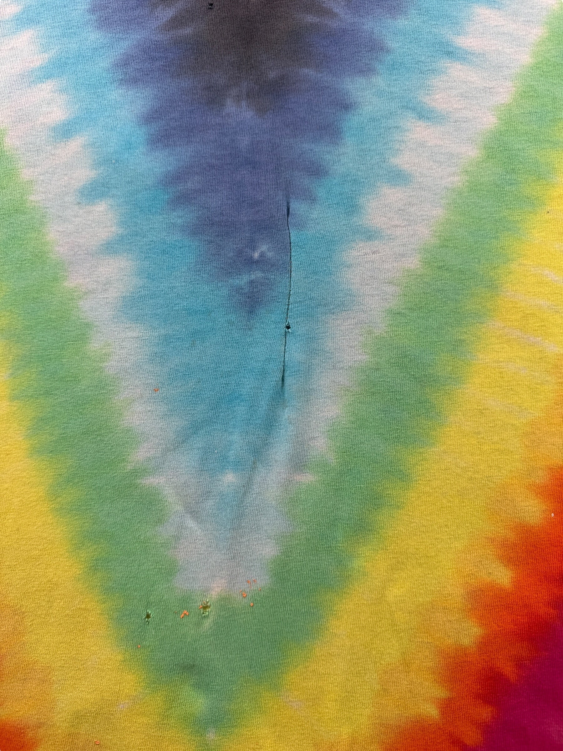 Repair on Vintage Long Sleeve Tie Dye Tee SZ XL
