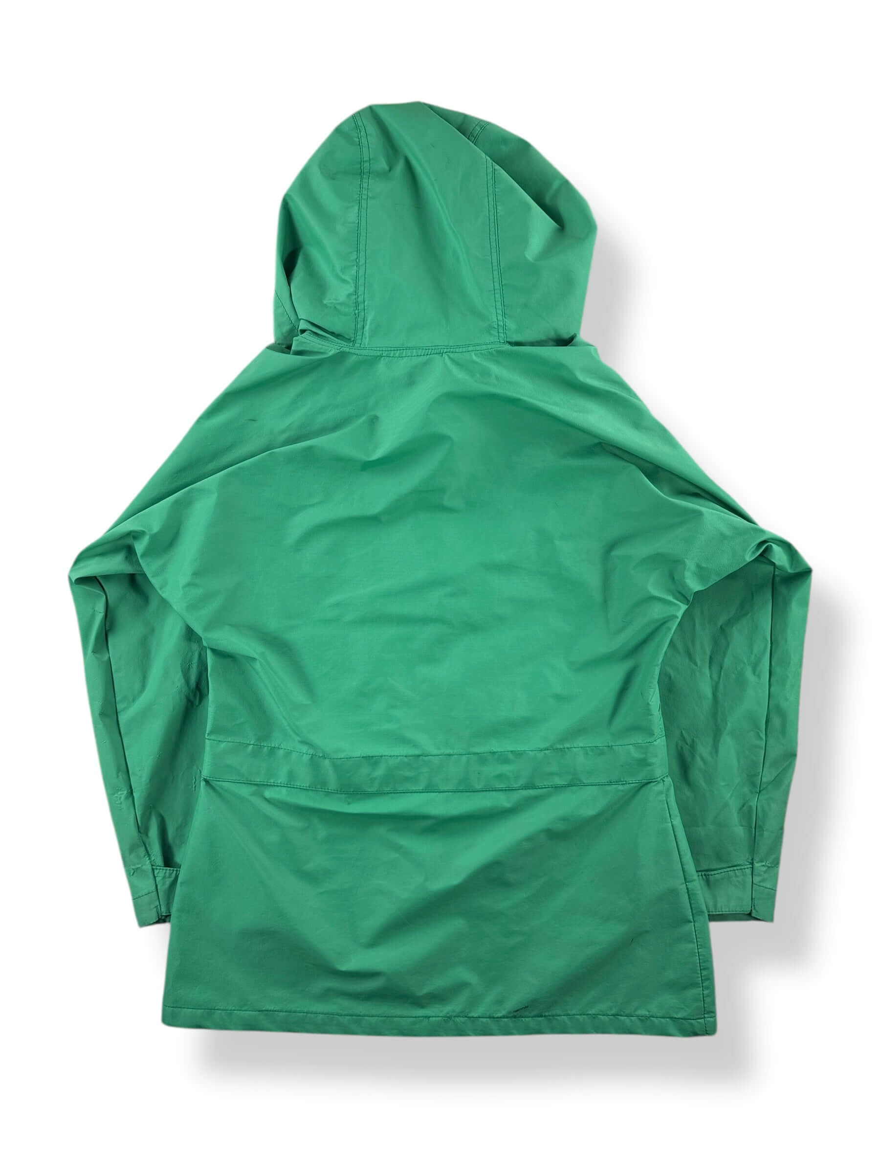 Back of Vintage REI Green Pullover Anorak SZ XXS