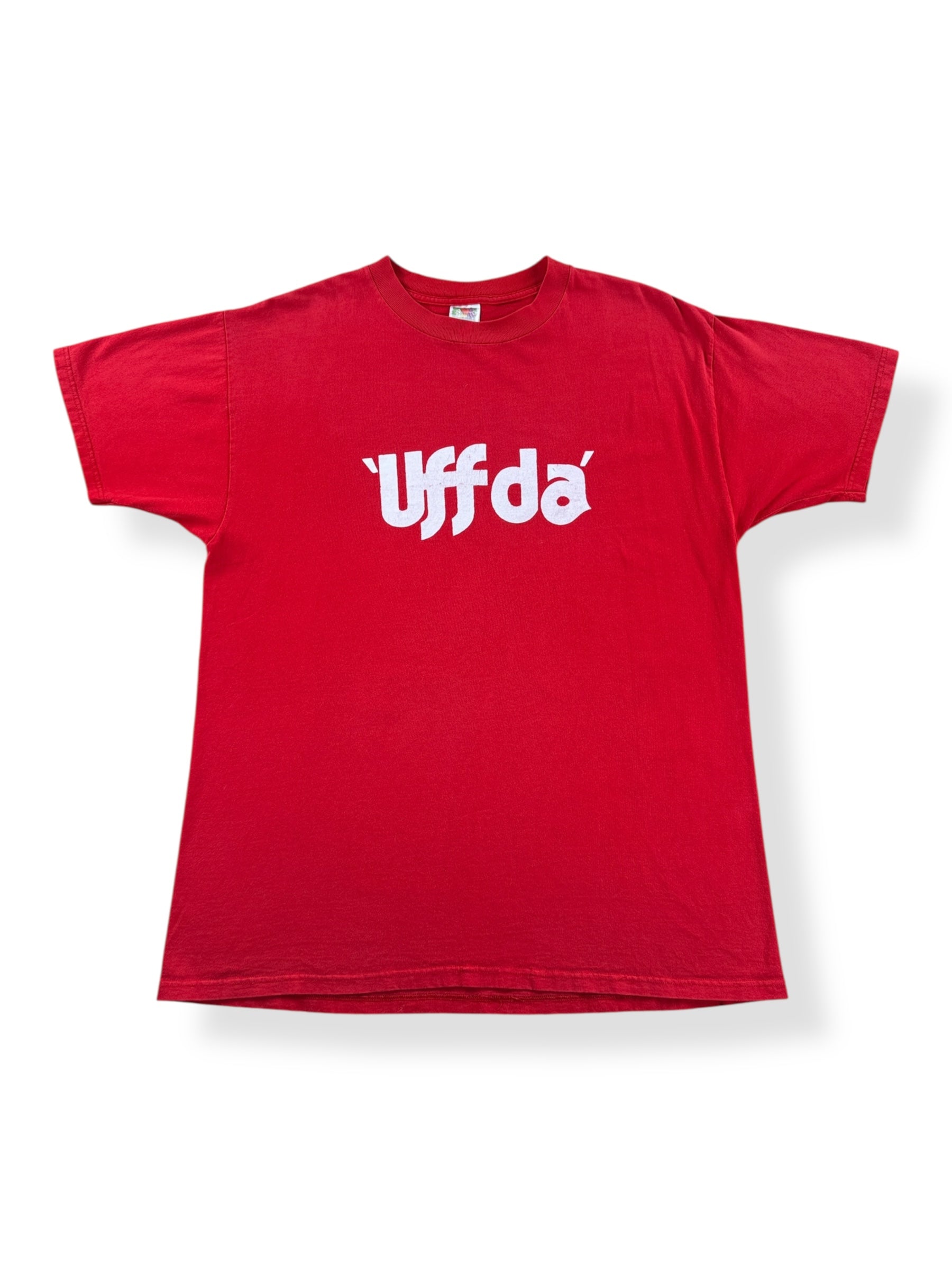 Front of Vintage Uffda! Tee SZ XL