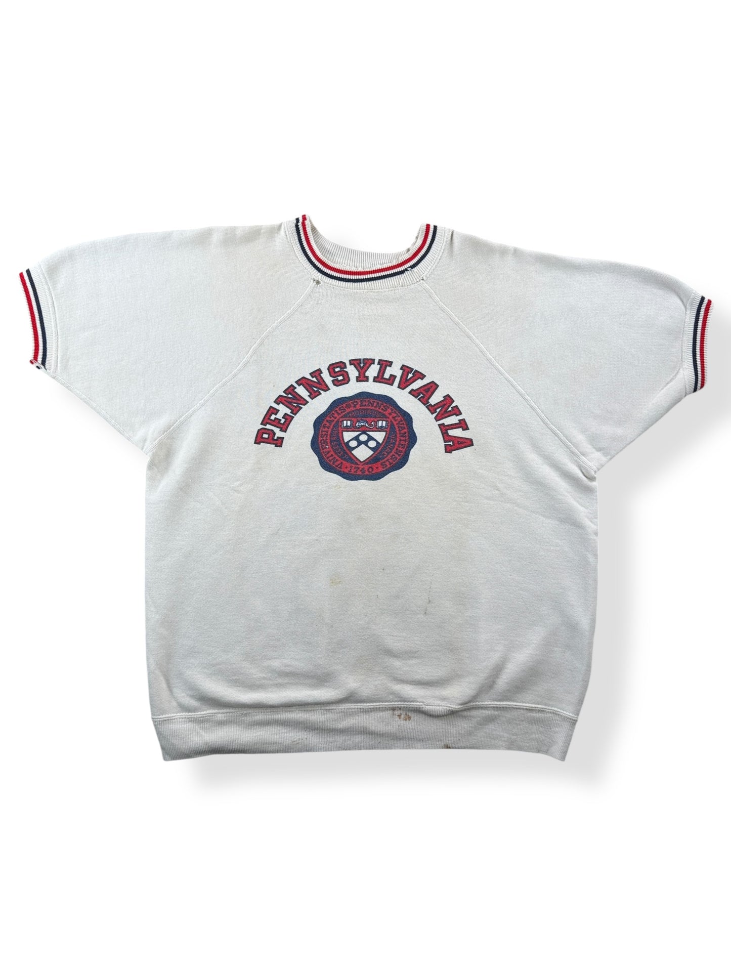 Front of Vintage 60s Pennsylvania Shortsleeve Sweatshirt