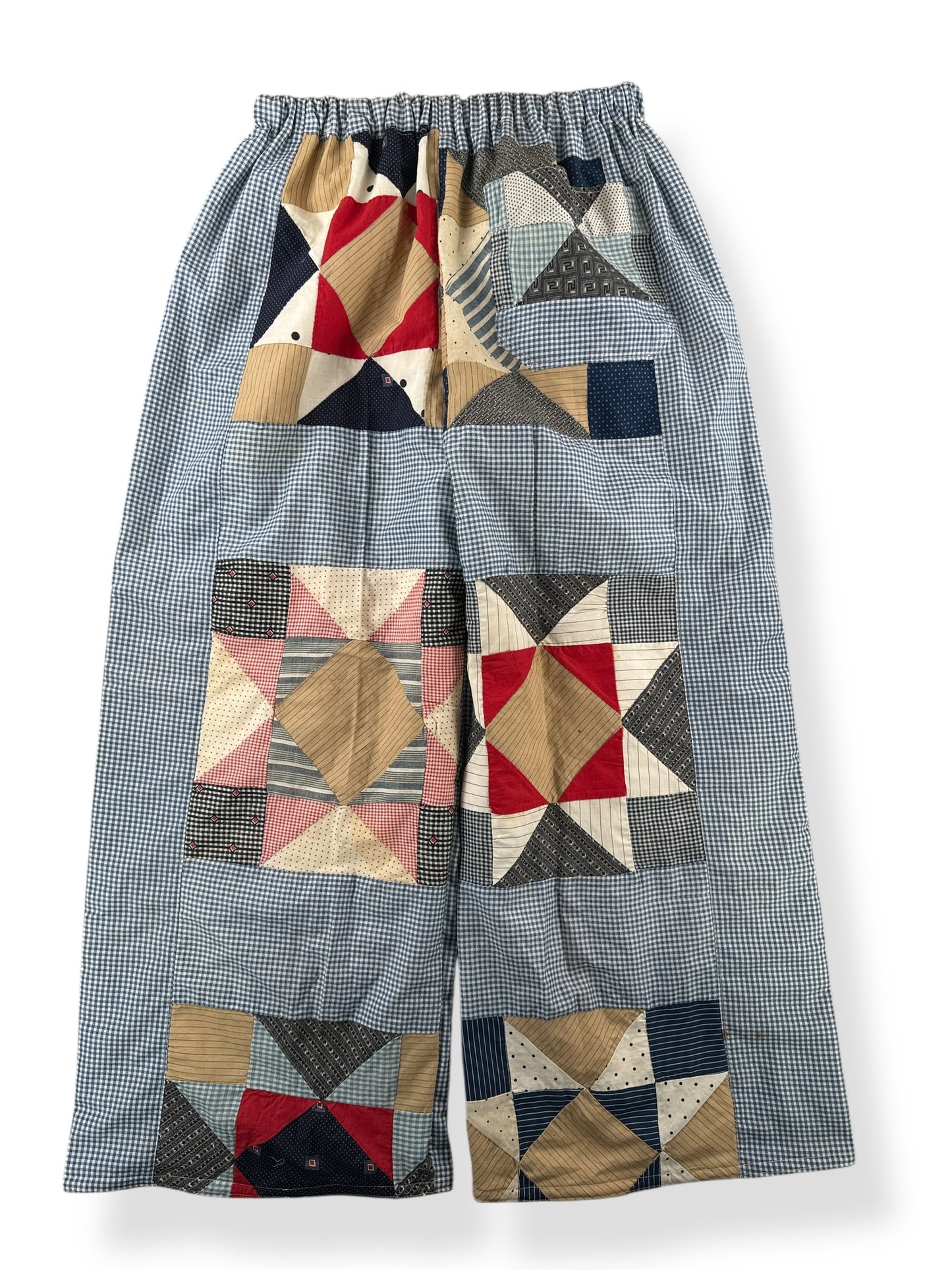 Back of Archive Craft X Barn Owl Vintage Quilt Pants SZ M