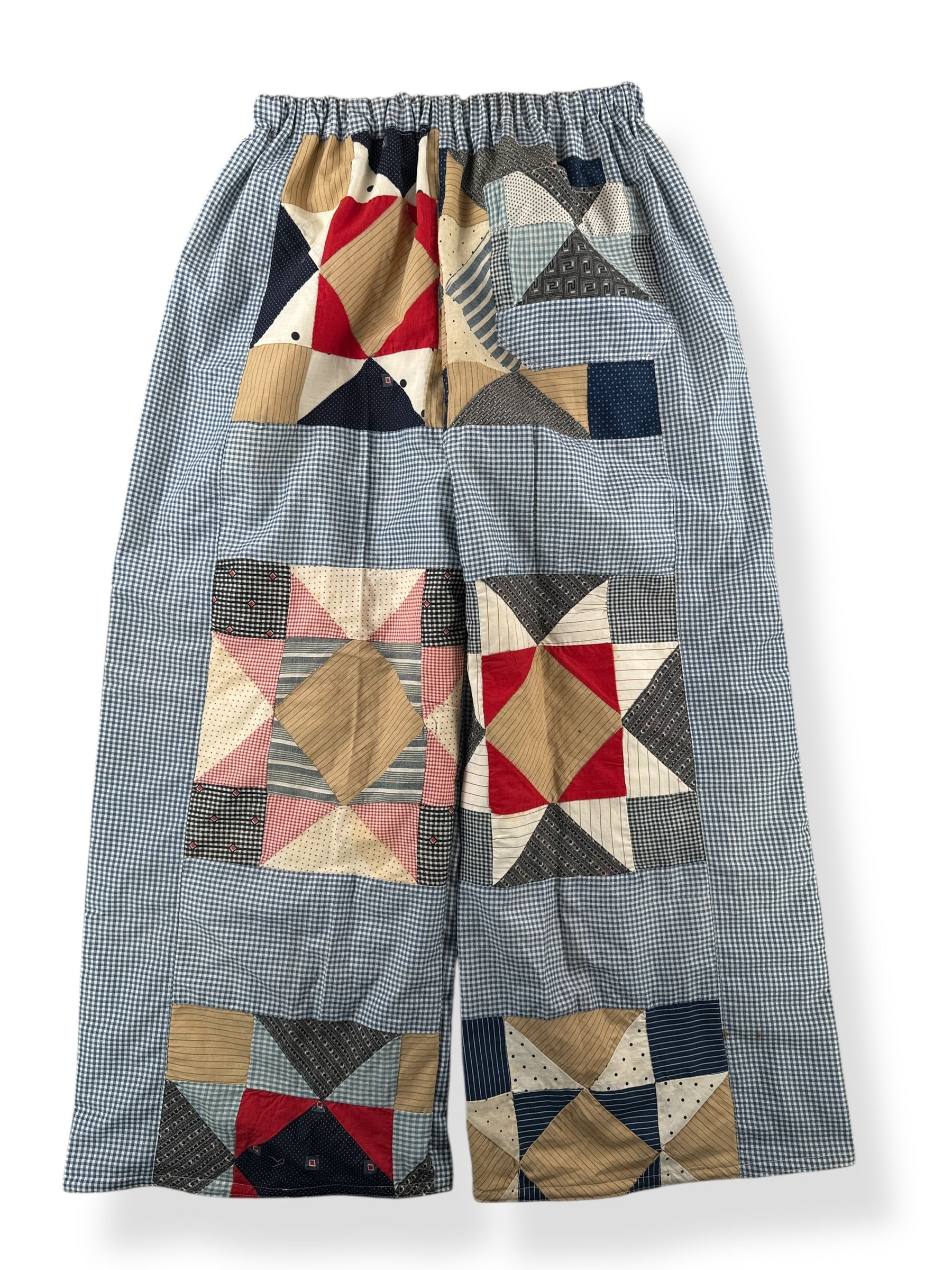 Back of Archive Craft X Barn Owl Vintage Quilt Pants SZ M