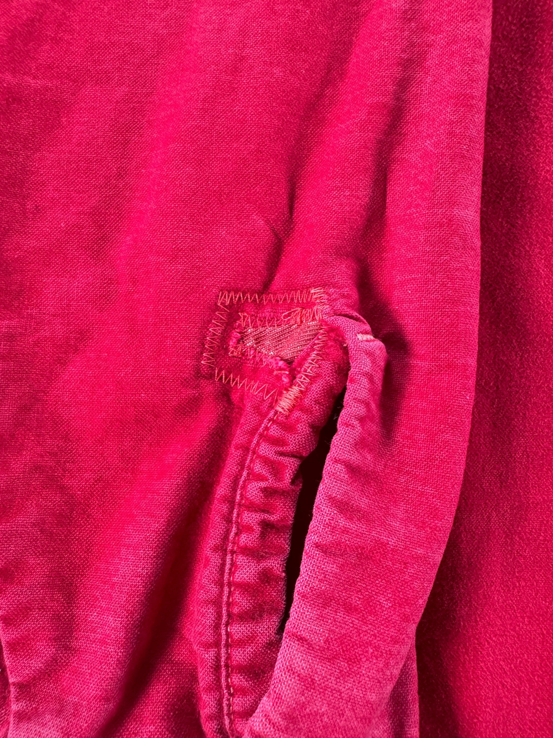 Repair on Vintage Big Mac Chamois Shirt SZ L Tall