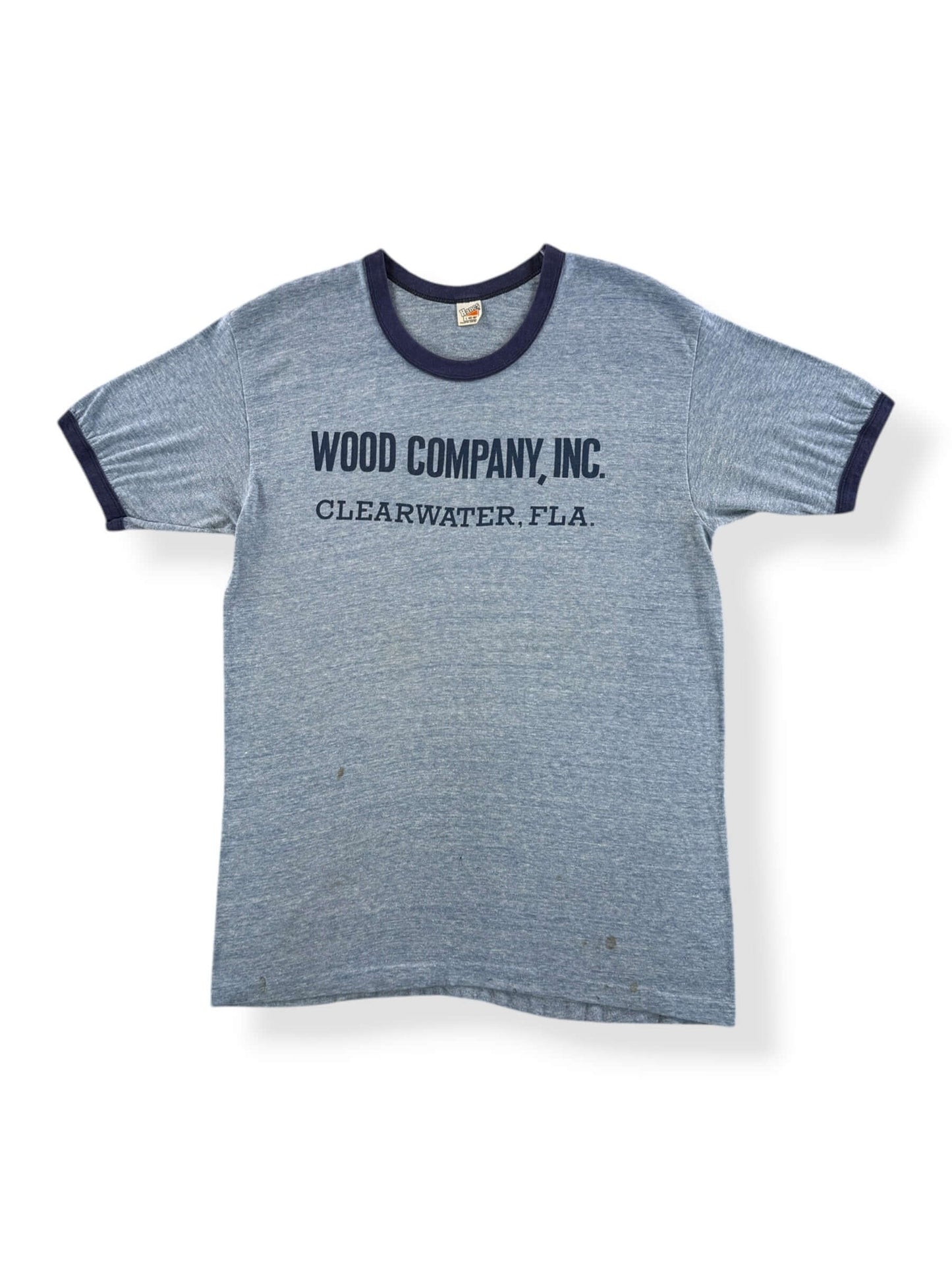 Front of Vintage Wood Company, Inc. Ringer Tee SZ L (Fits M)