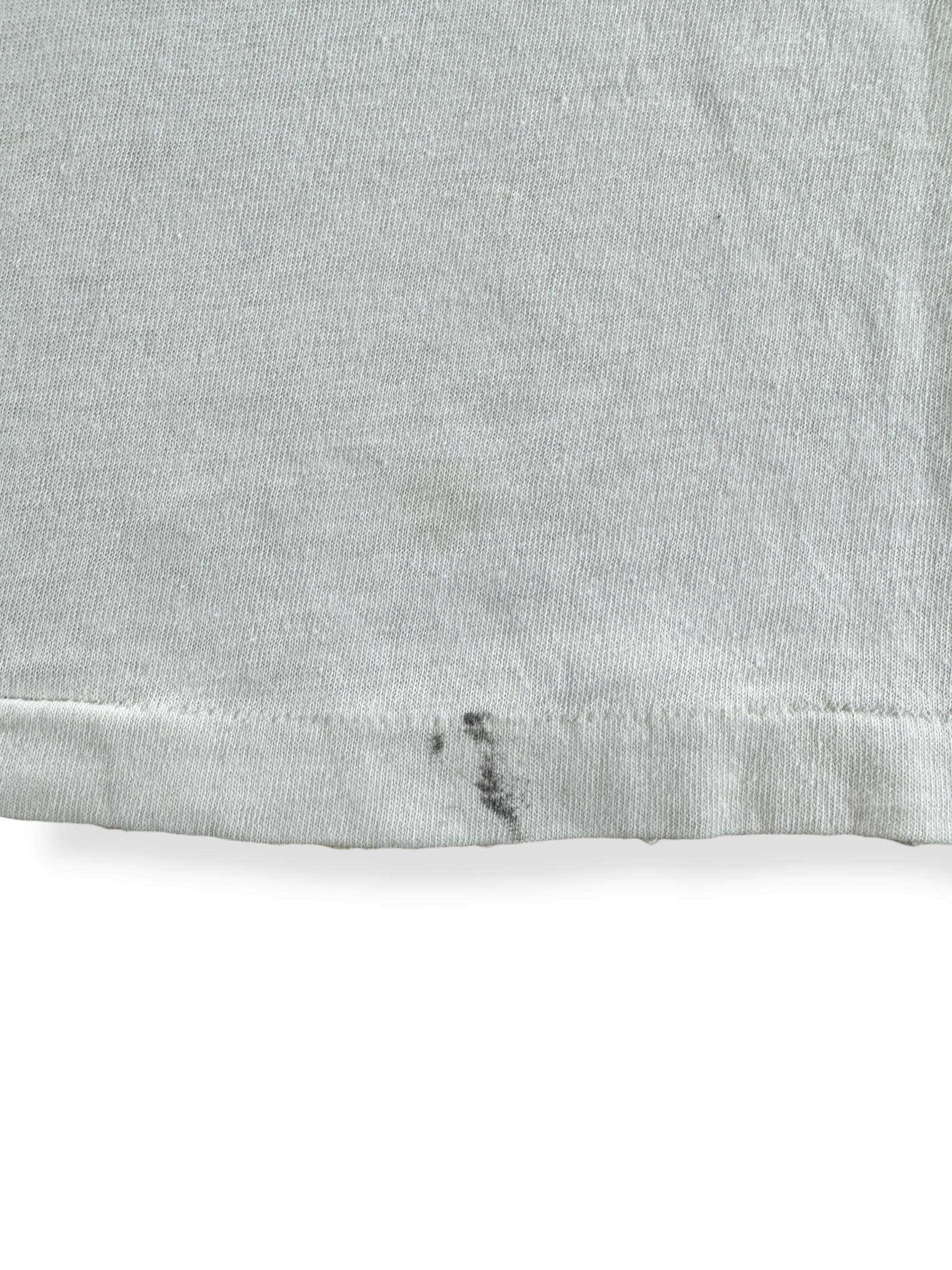 Stain on Vintage 80s Urban Renewal Military Tee SZ M