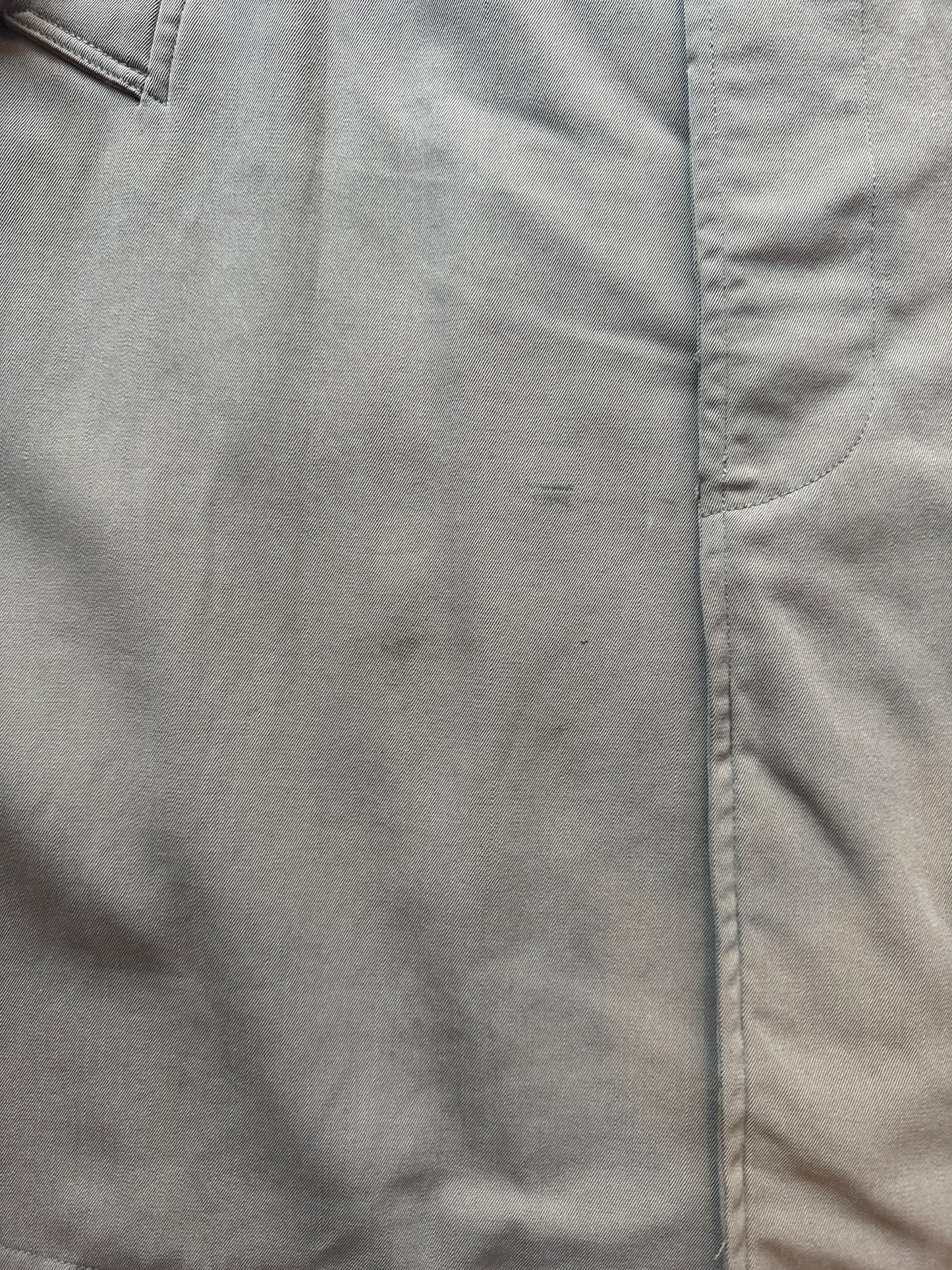 Staining on Vintage Wool Gabardine Trench Coat SZ XL