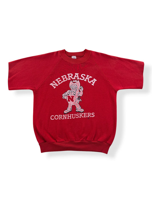 Front of Vintage Cornhuskers Chopped Crewneck SZ M (Fits S)