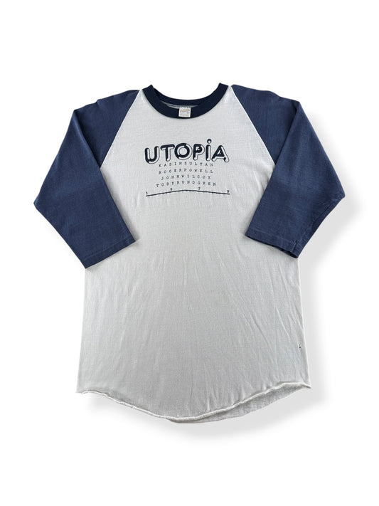Front of Vintage '79 Utopia Todd Rundgren Raglan Tee SZ L (Fits M)