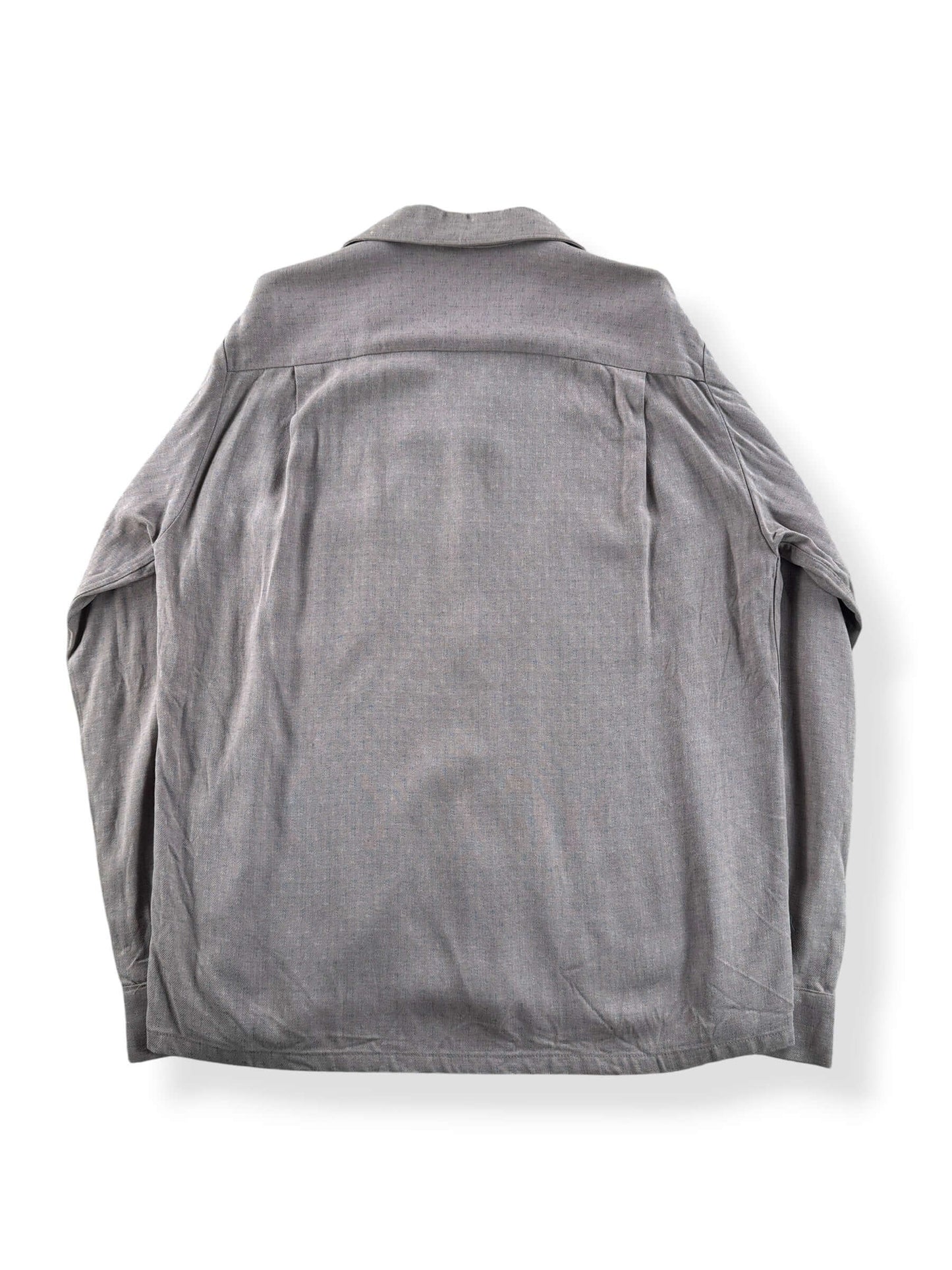 Back of Vintage Da Vinci Gabardine Loop Collar SZ M