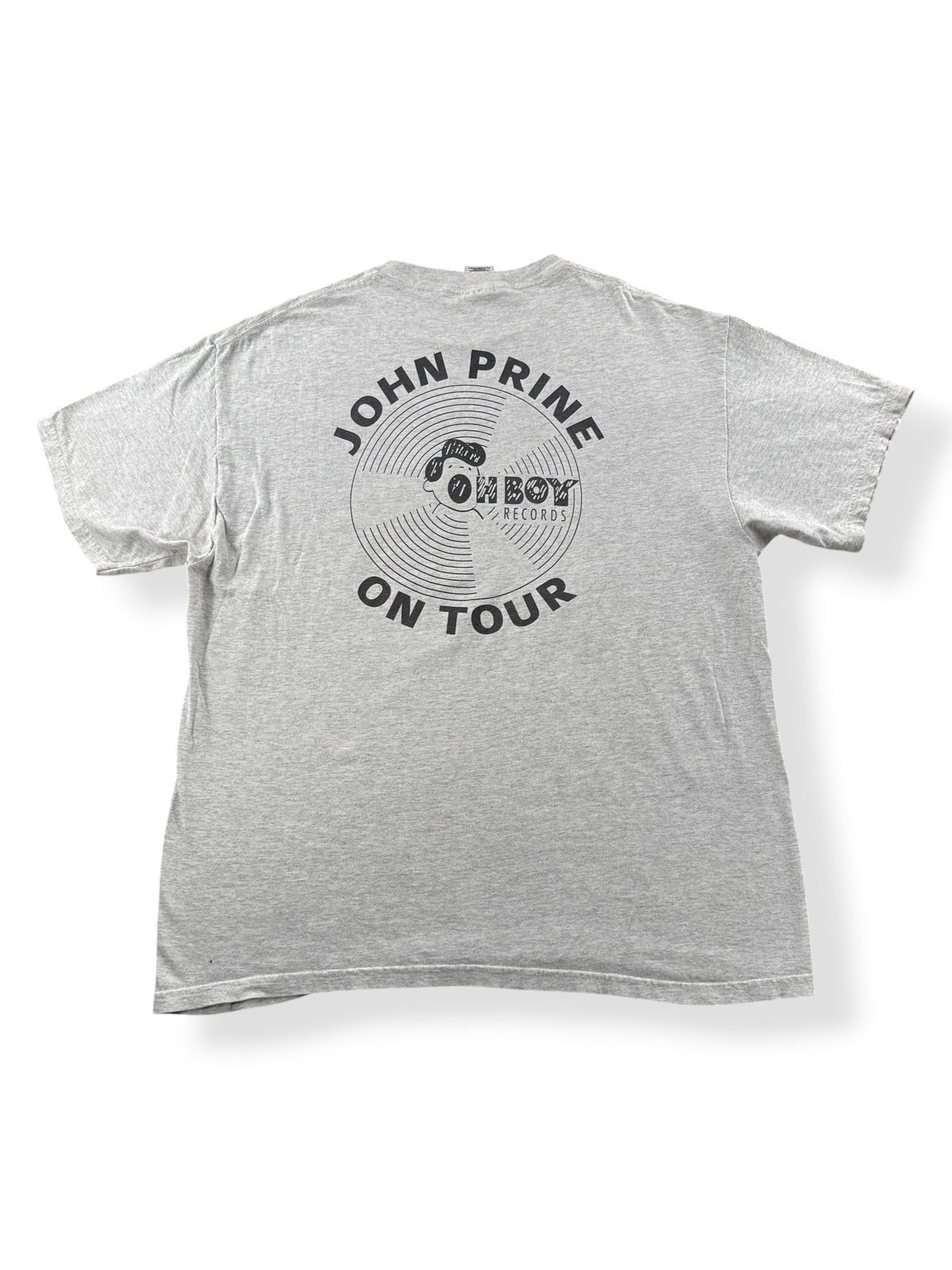 Back of Vintage John Prine Souvenirs Tour Shirt SZ XL
