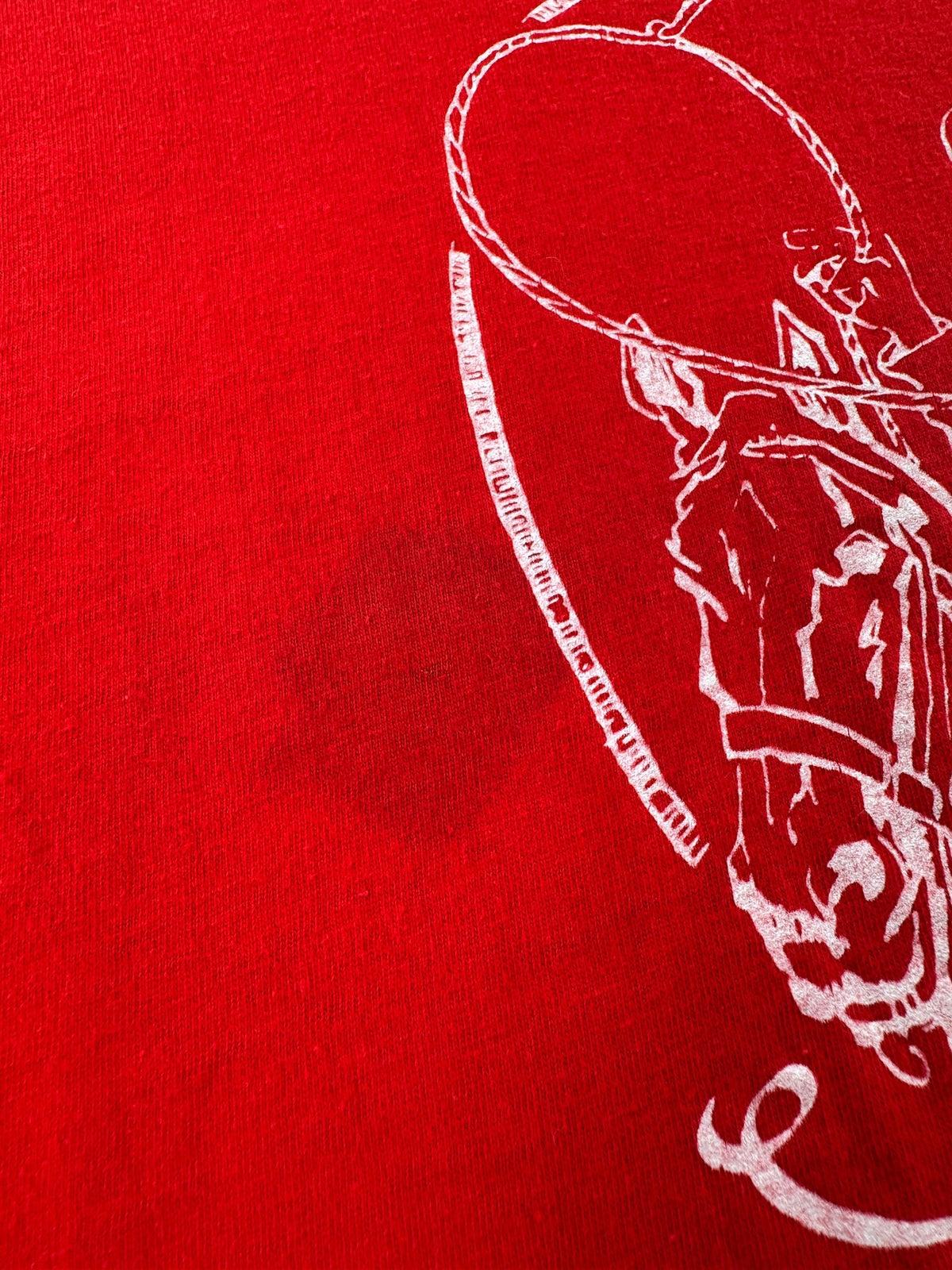 Stain on front of Vintage Lance Romance Band Tee SZ XL (Fits L) - AS IS