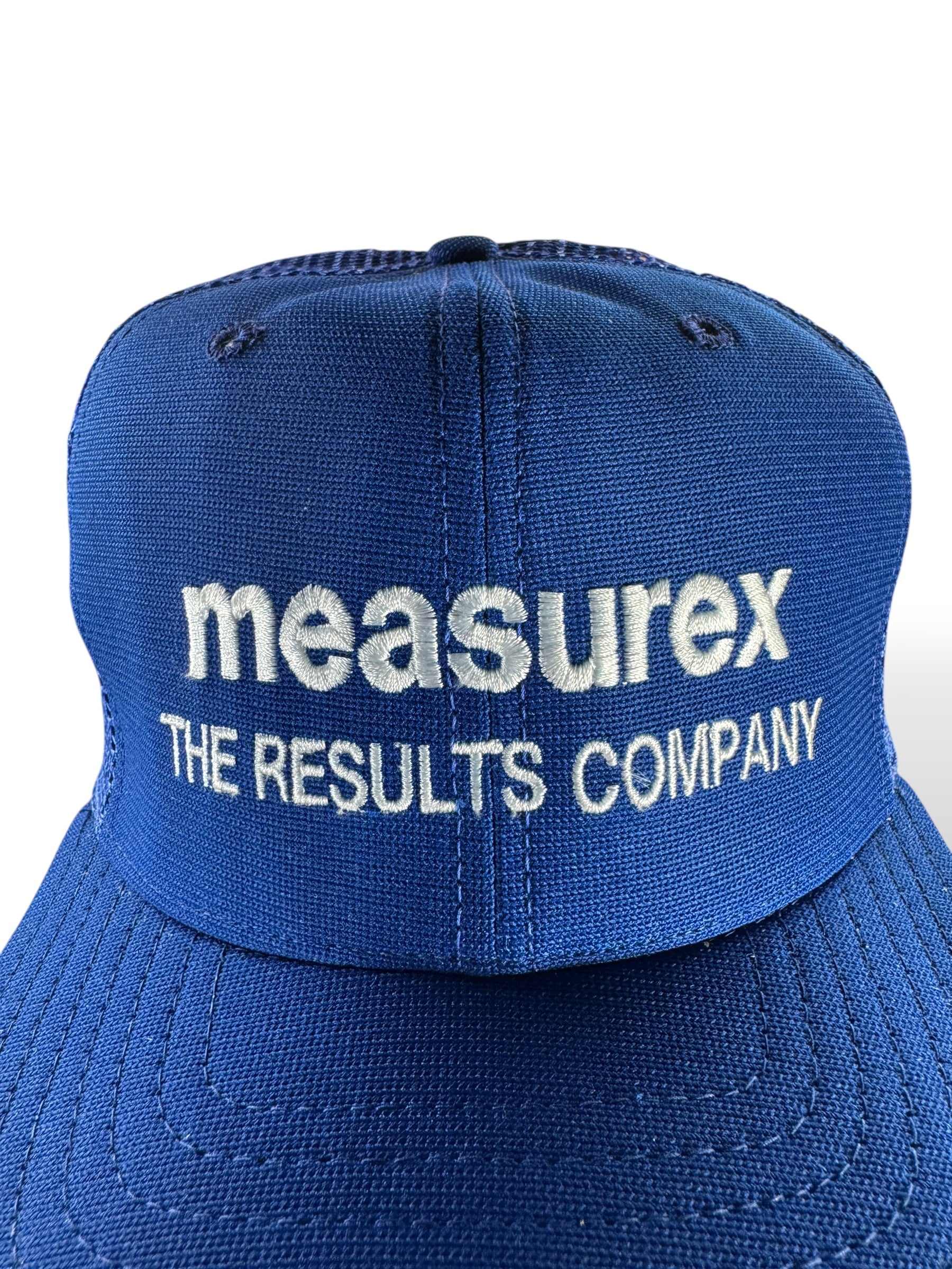 Design on Vintage Measurex Trucker Hat SZ M/L