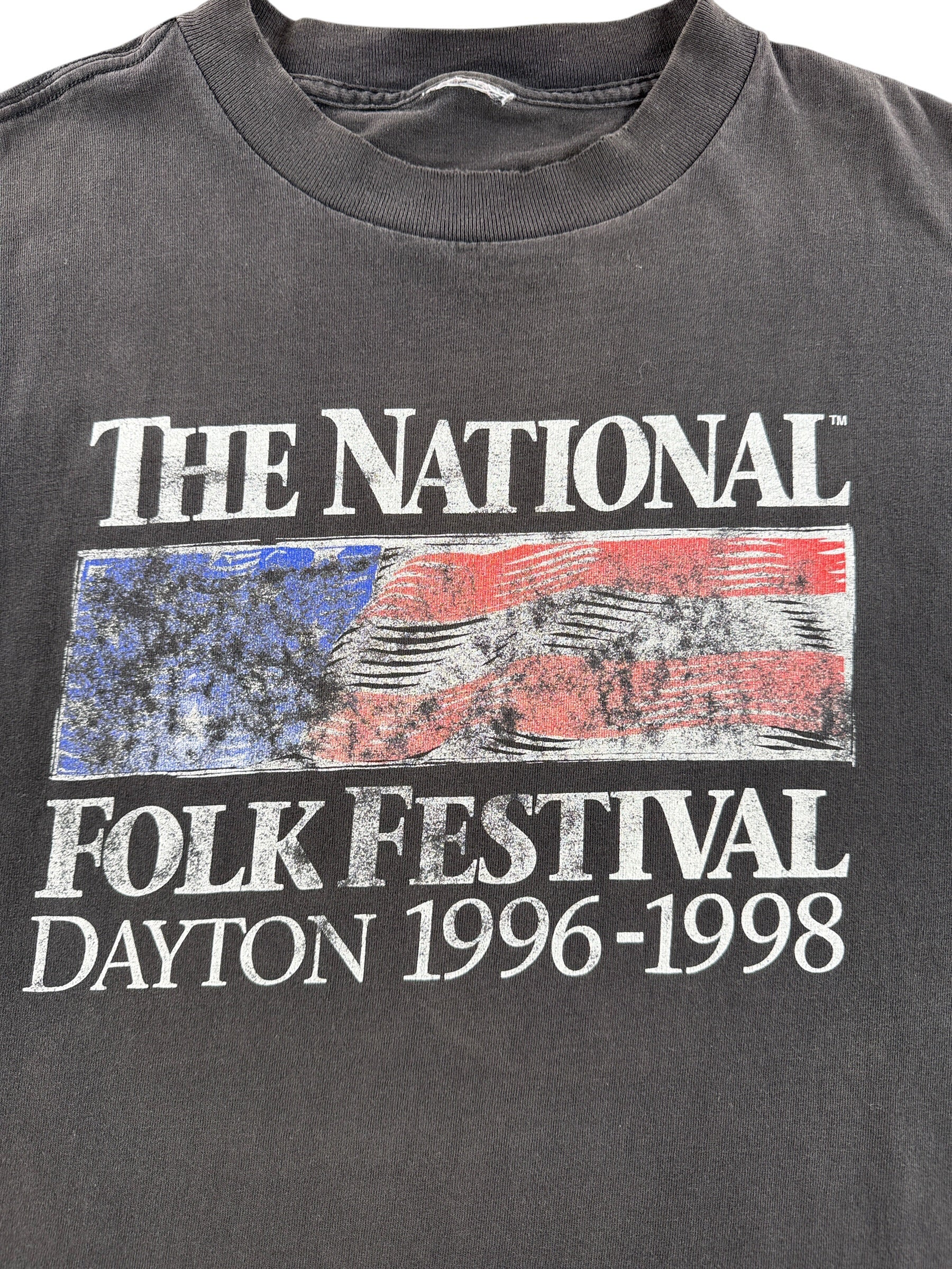 Graphic of Vintage The National Folk Festival 1996-1998 Tee SZ L