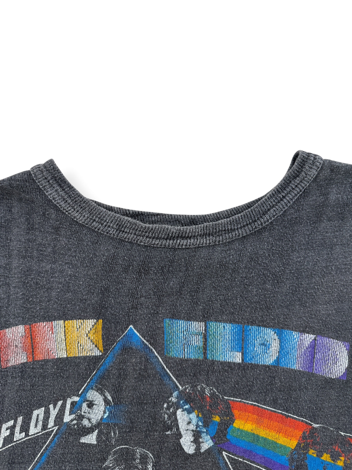 Collar on Vintage '80 Pakistani Boot Pink Floyd Tee SZ L