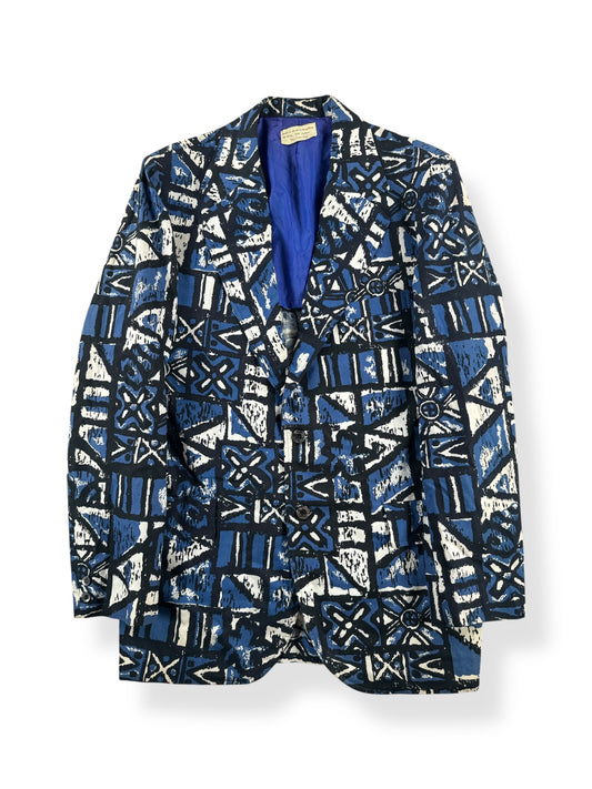 Front of Vintage Blue Sandwich Isles Jacket SZ 40L