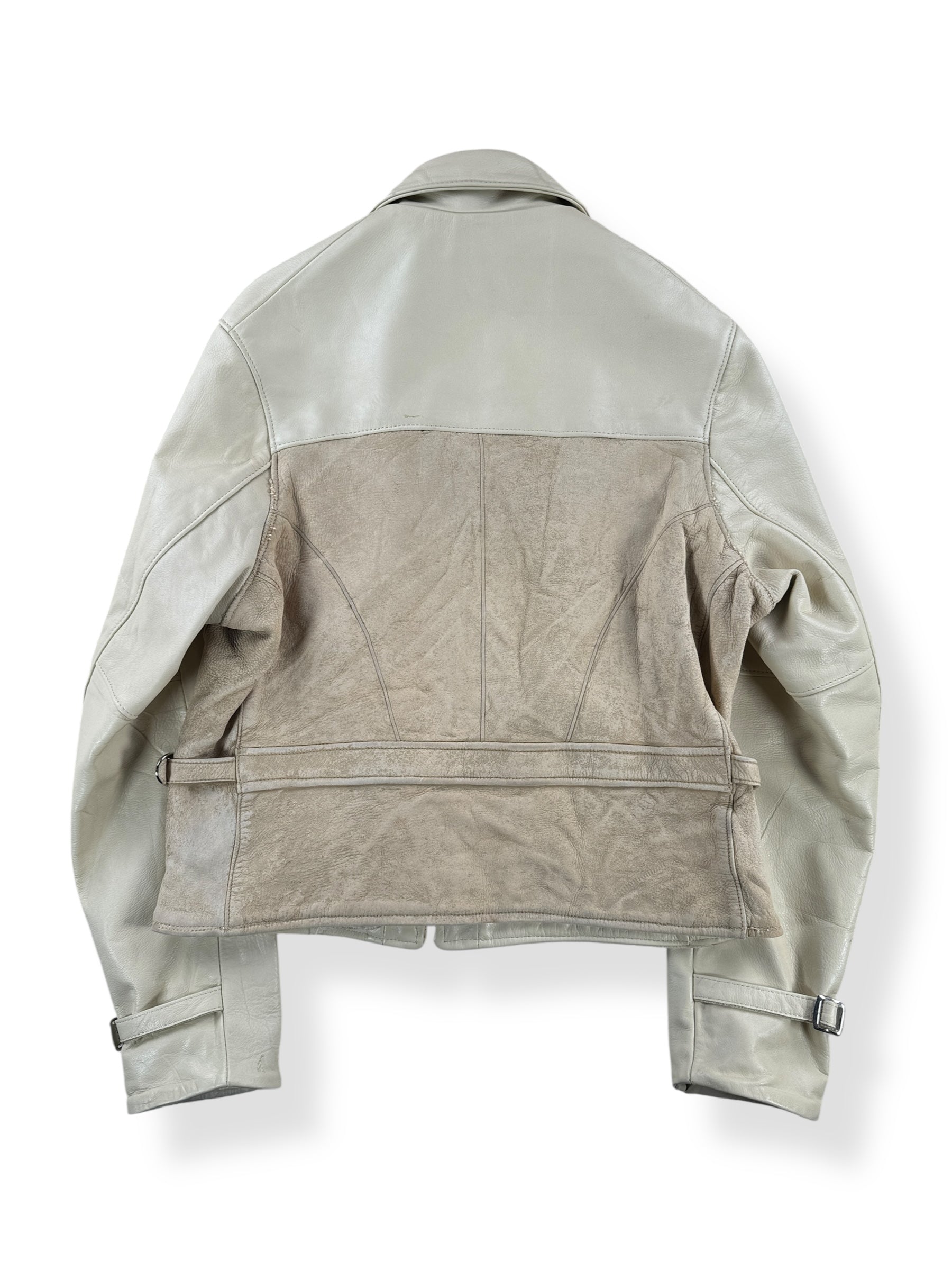 Back of Vintage Unlined Deerskin Jacket SZ M