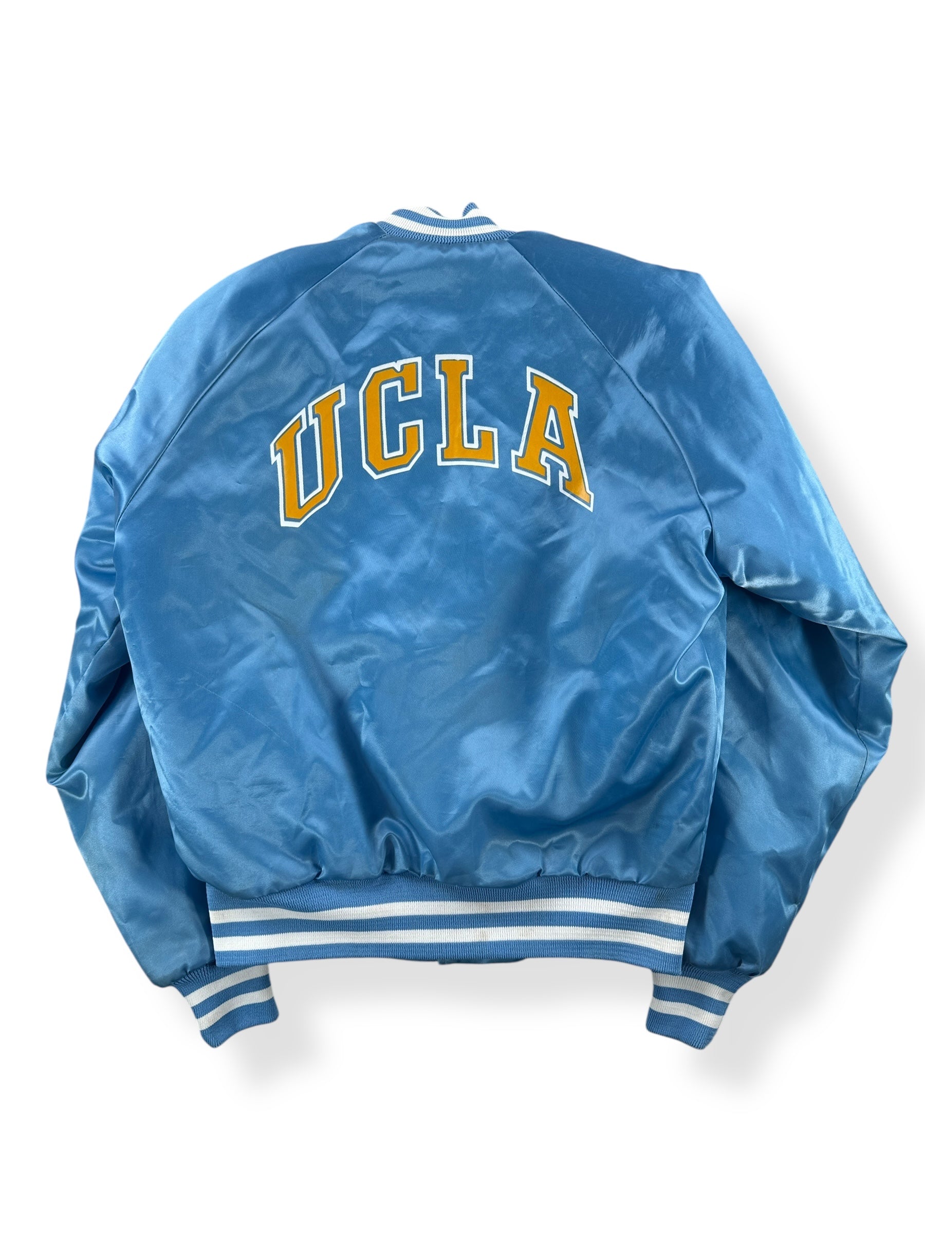 Back of Vintage Kids UCLA Bruins Chalk Line Jacket SZ 14/16