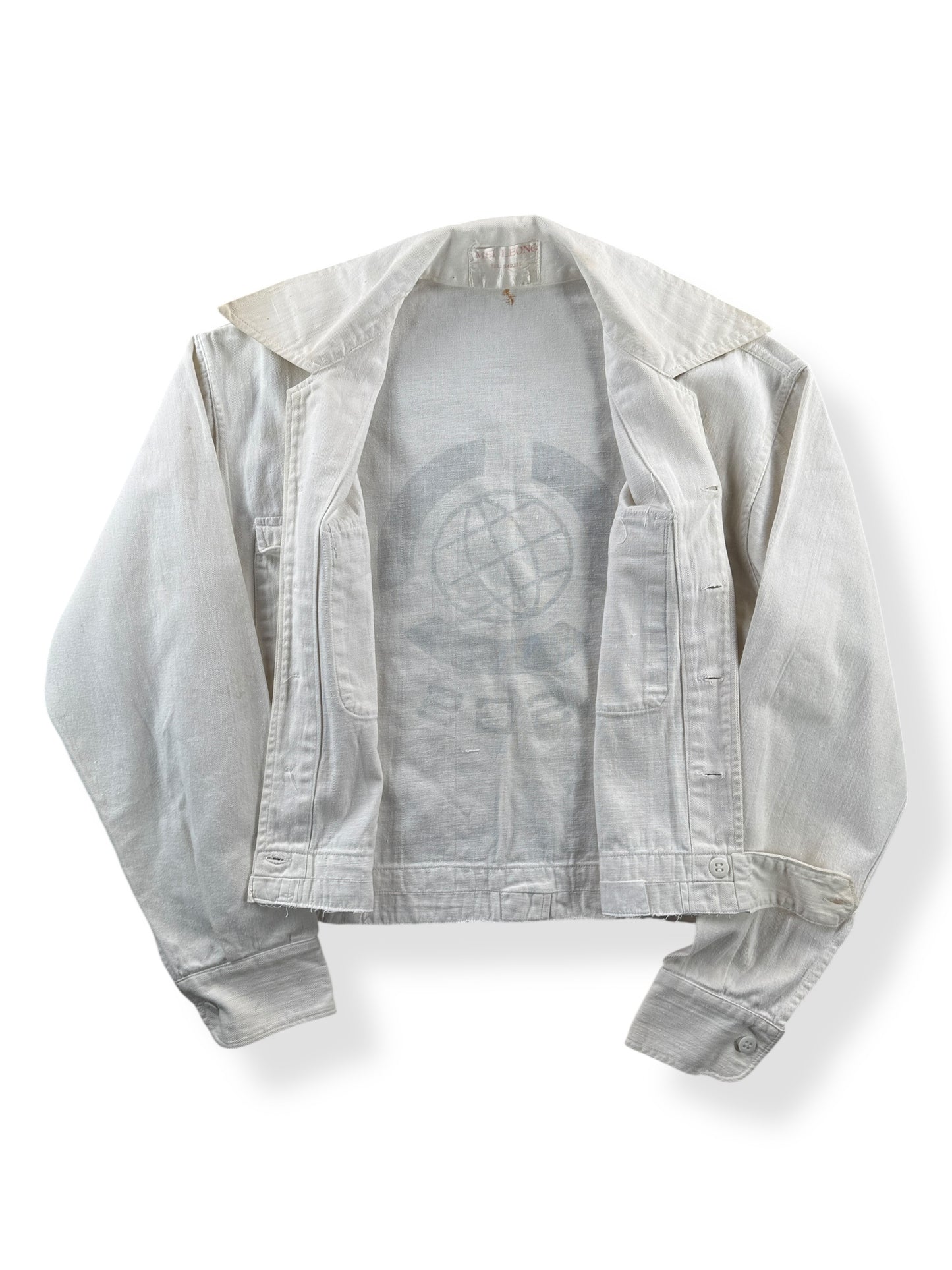 Inside of Vintage HBT Cropped Jacket SZ M
