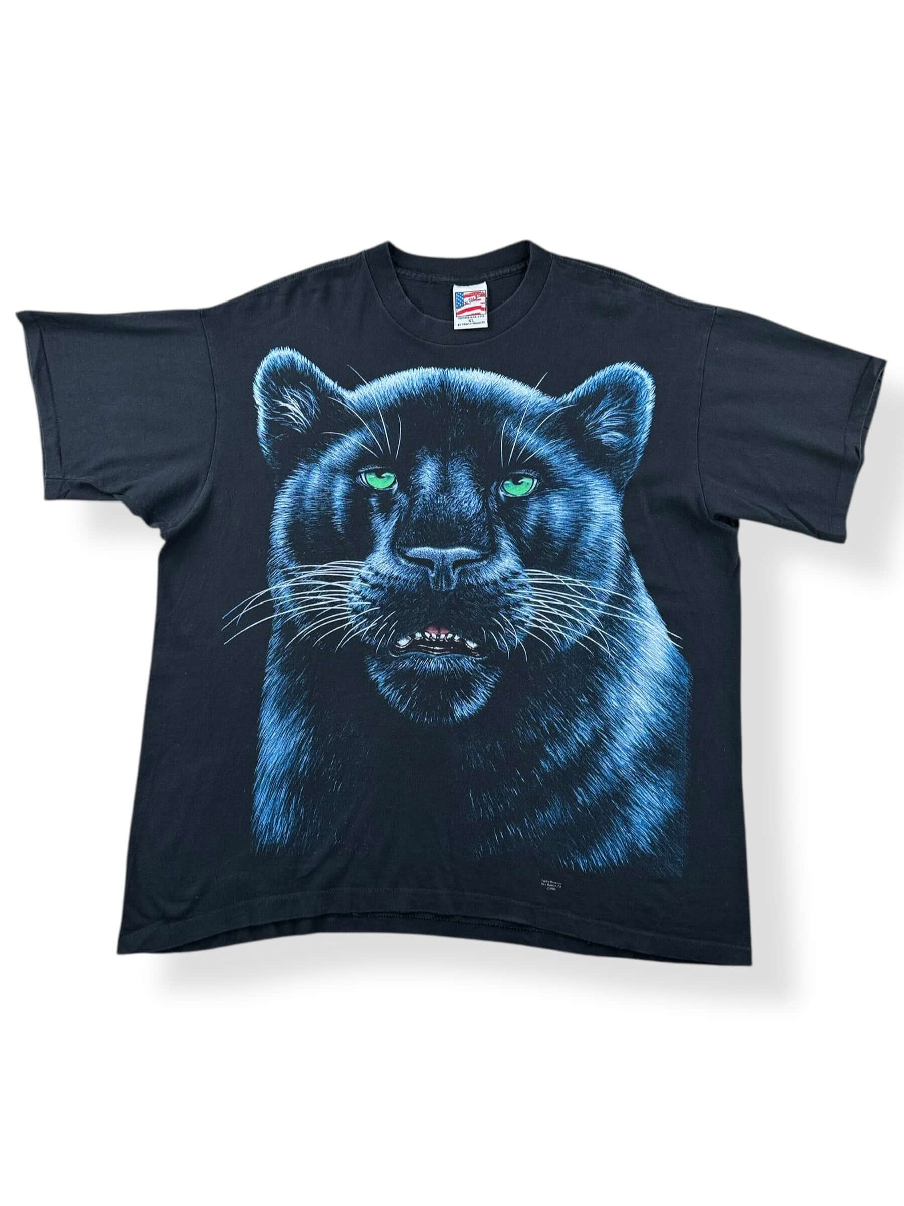Front of Vintage Black Panther Tee SZ XL