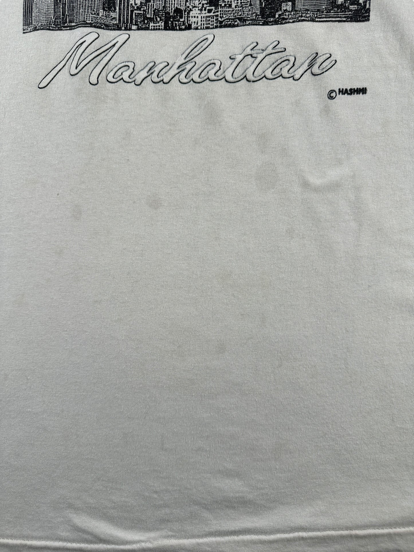 Stains on Vintage Manhattan Tee SZ M
