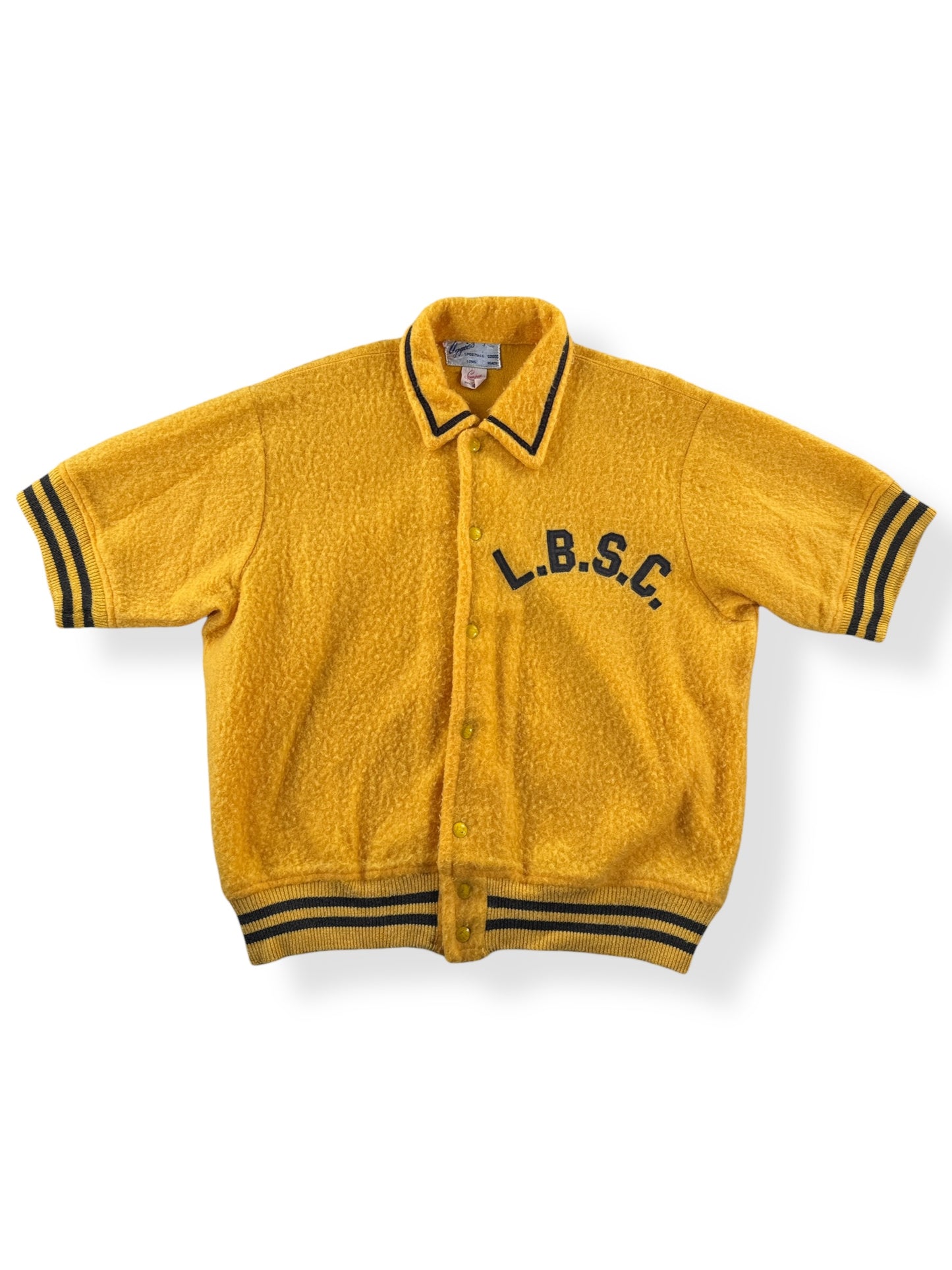 Front of Vintage Spanjian's L.B.S.C. Warm Up Jacket SZ 42 (Fits XL)