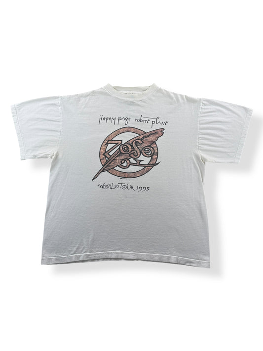 Vintage 1995 Winterland Robert Plant Jimmy Page World Tour Tee SZ XL