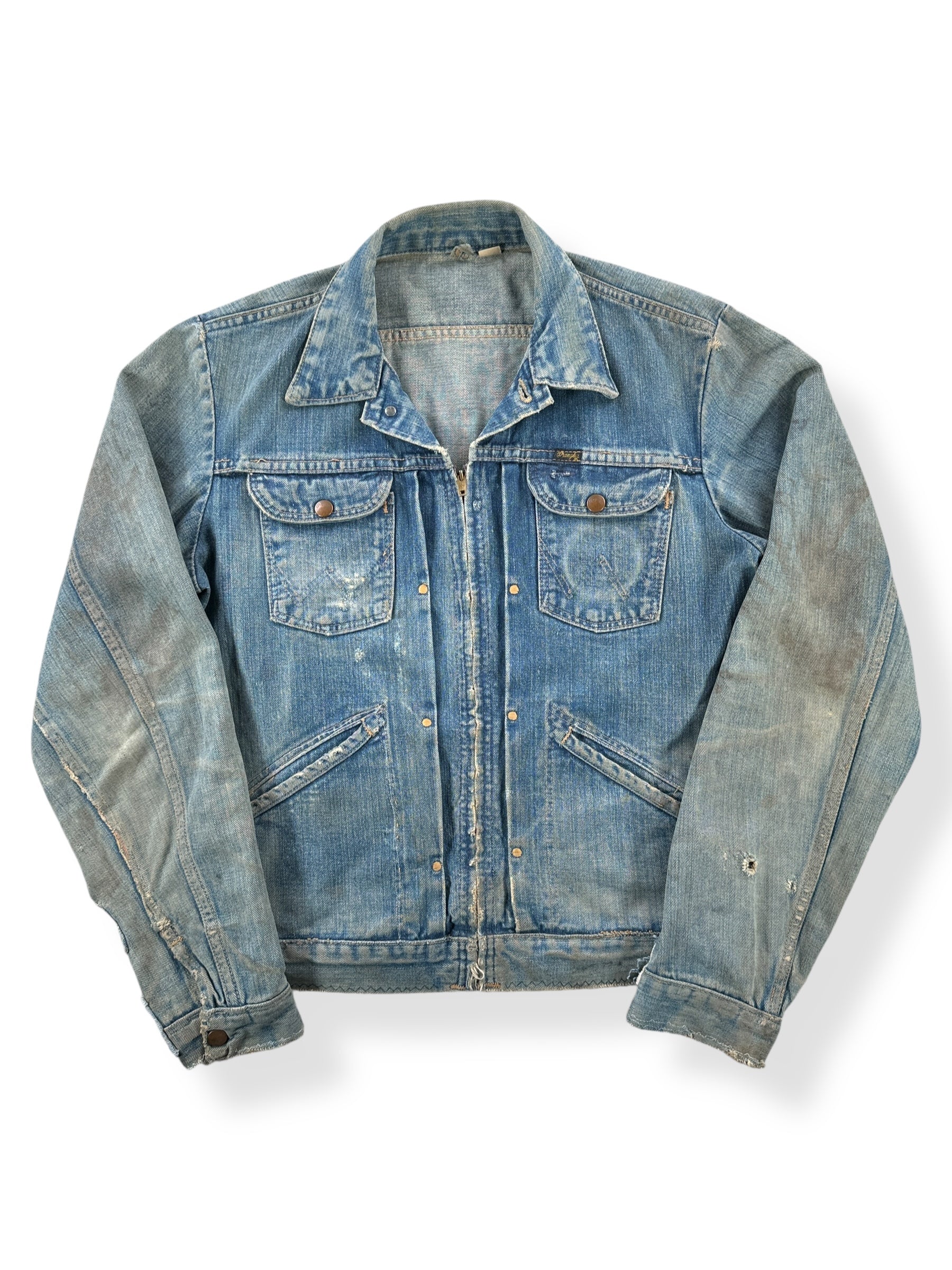 Front of Vintage Wrangler 24MJZ Jacket SZ 40